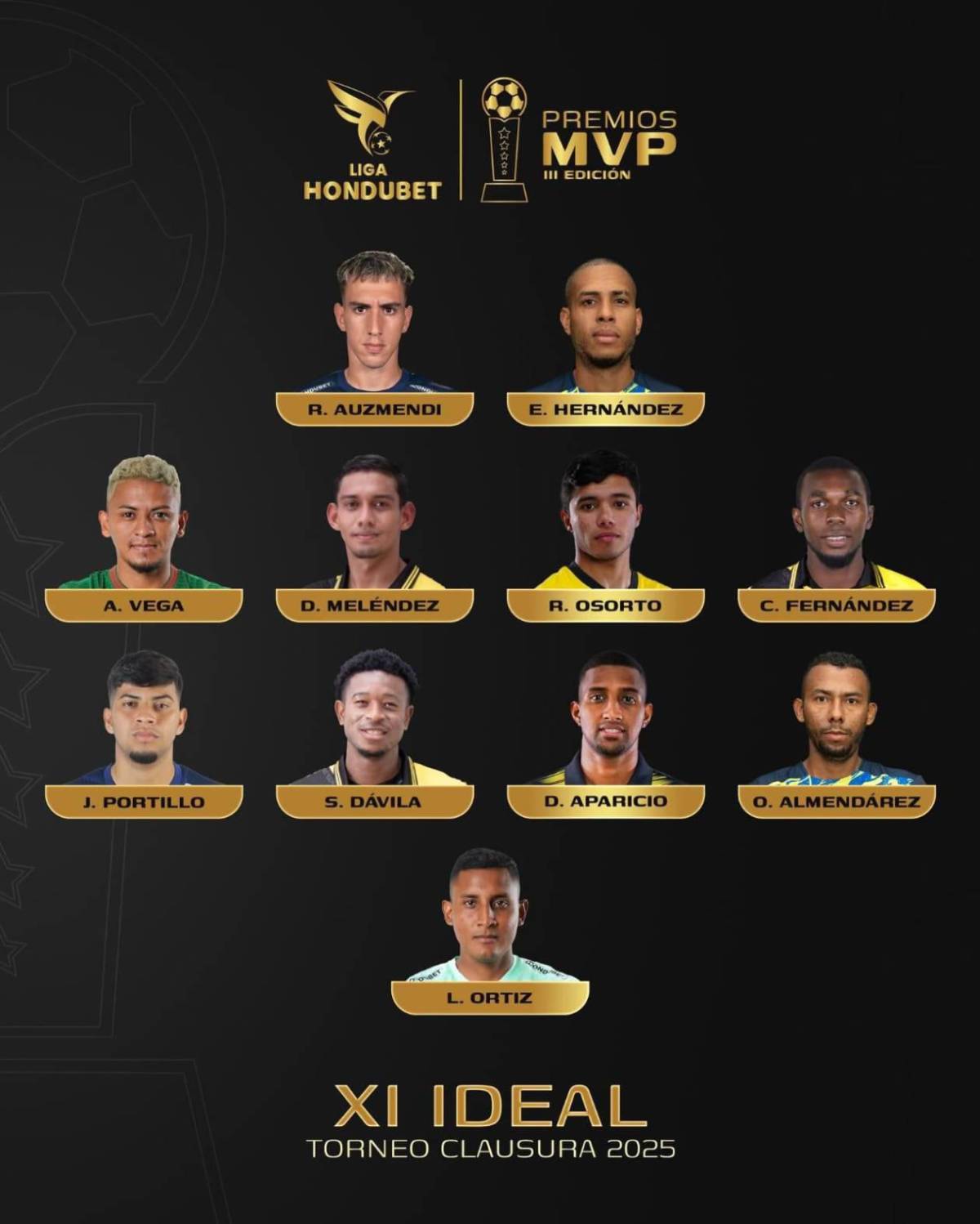 Motagua y Olimpia arrasaron: Así se vivió la premiación a mejores jugadores de Liga Nacional