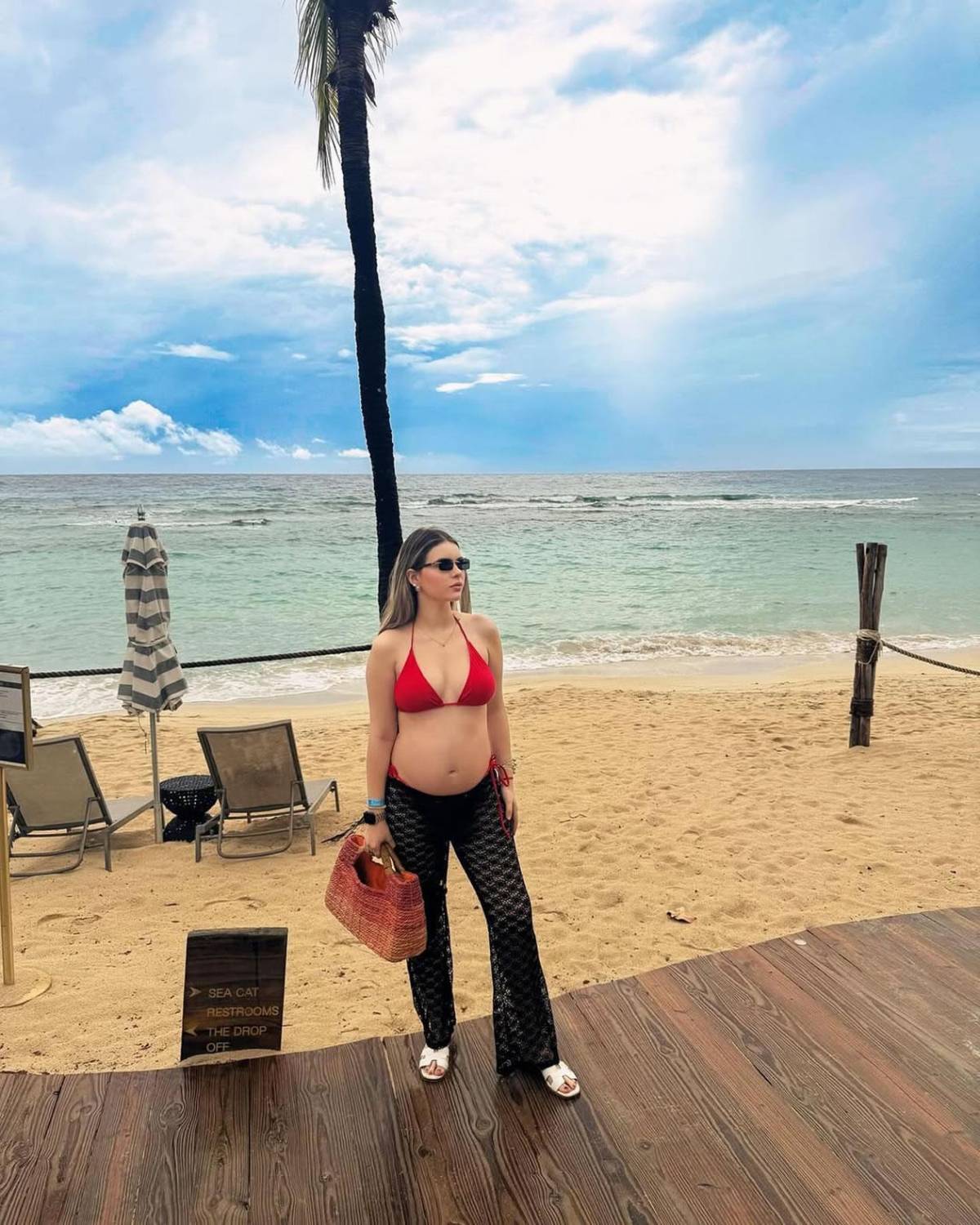 Novia de Agustín Auzmendi revela susto con su embarazo y así pasó vacaciones en Honduras