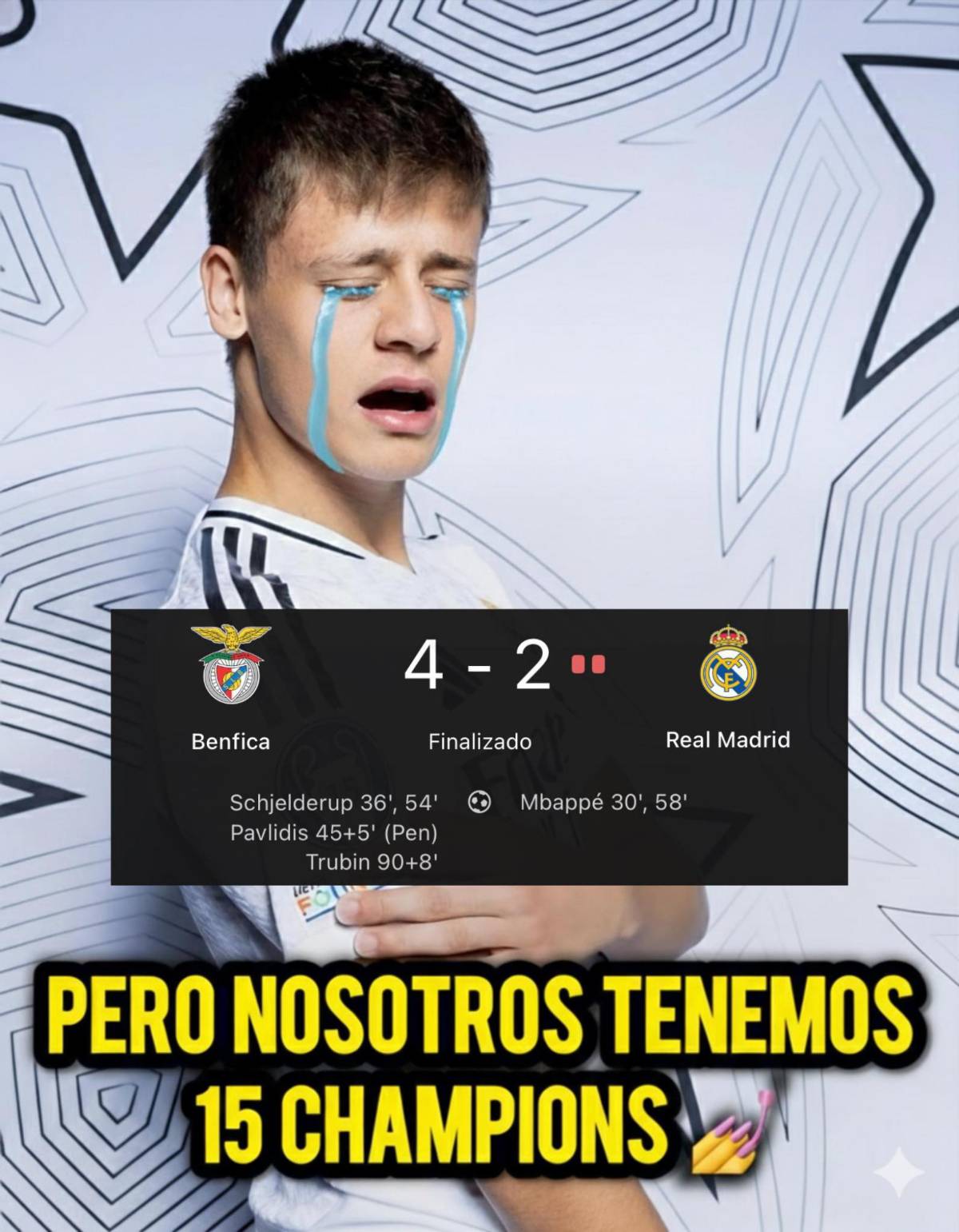 Para reír: Los mejores memes tras la humillación al Real Madrid en Champions League