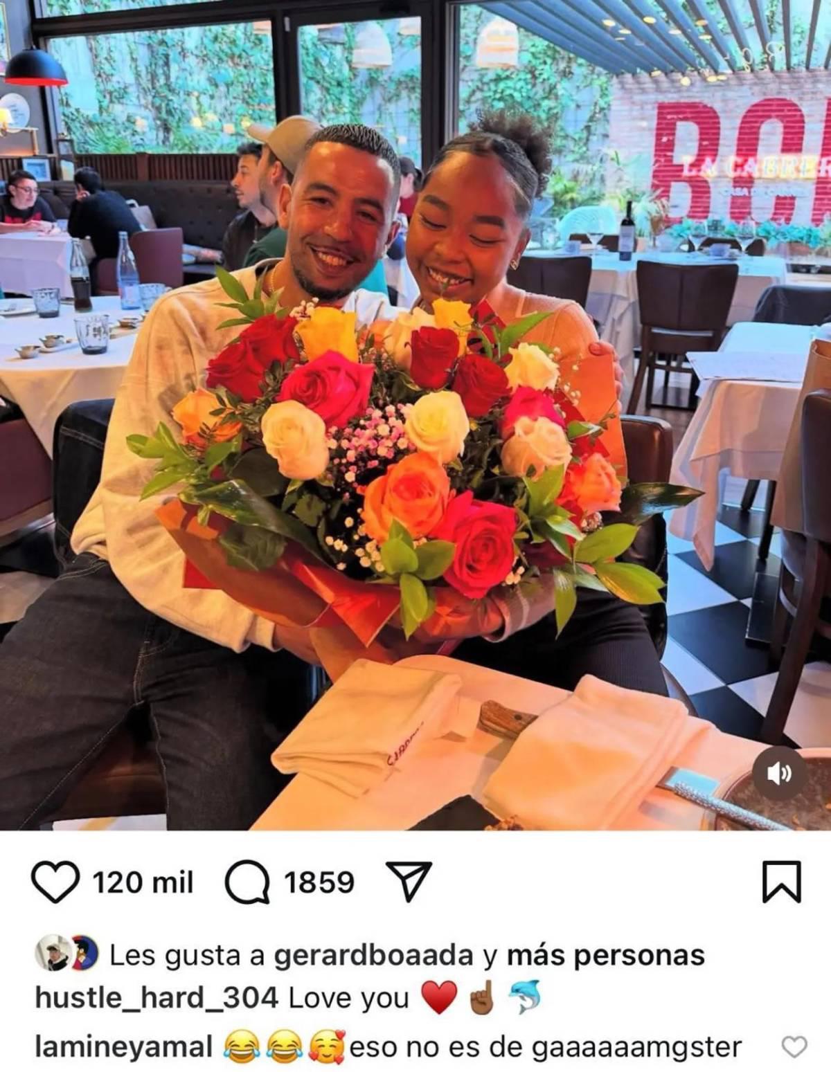 Padre de Lamine Yamal causa revuelo y se compromete con chica 16 años menor que él