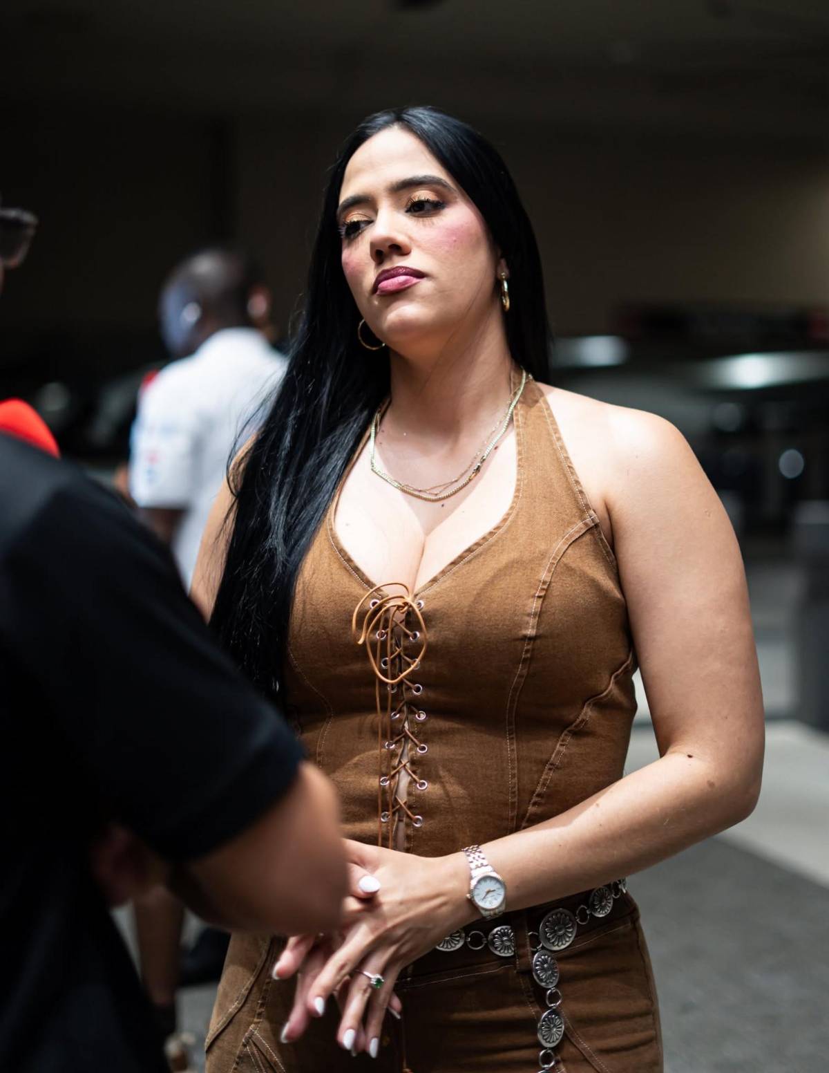 ¿Quién es la exreina de belleza que estuvo en la llegada de la Selección de Honduras a Houston?