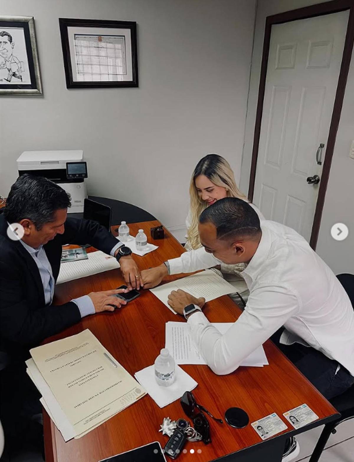 La guapa licenciada que se casó sin hacer mucho ruido con jugador hondureño