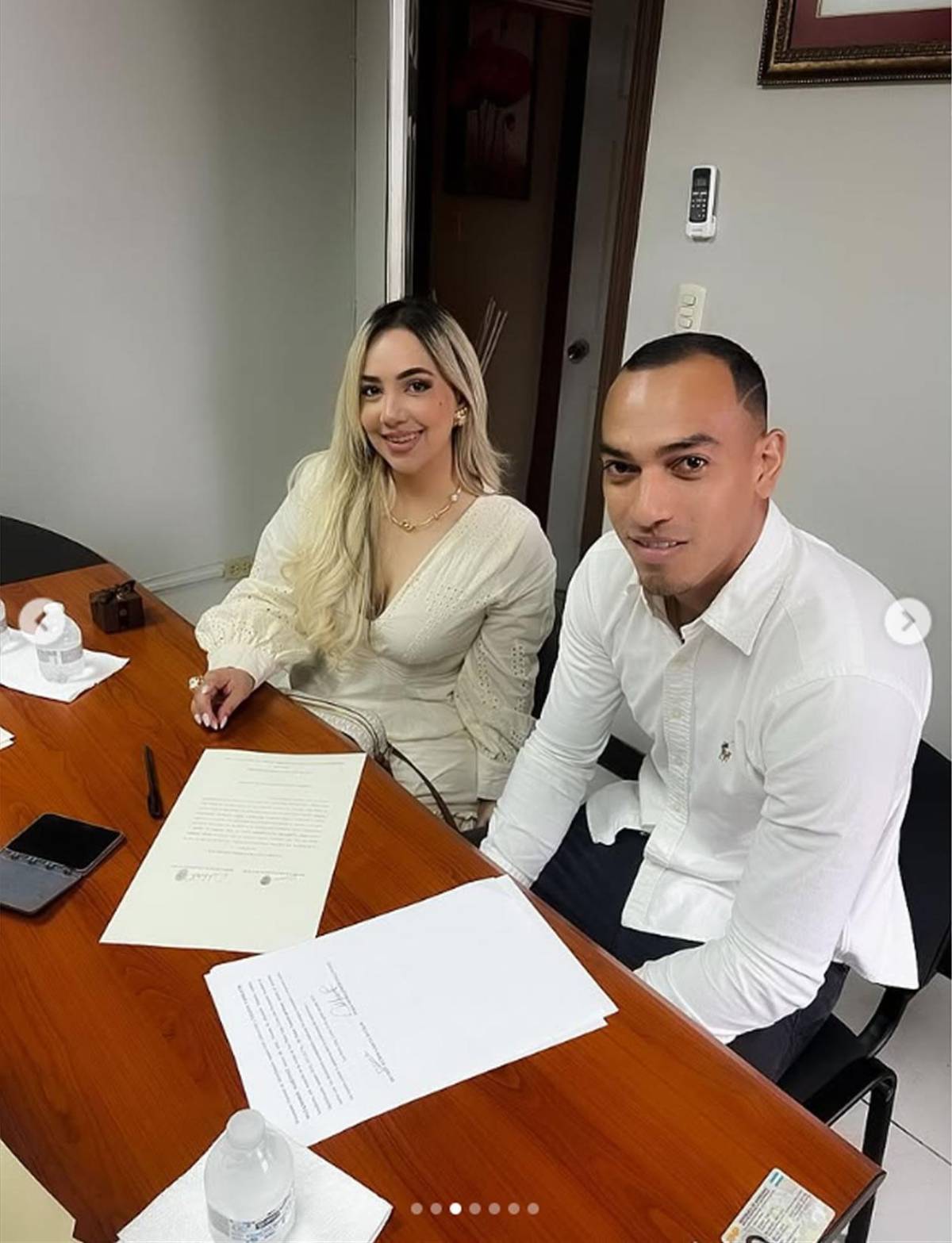La guapa licenciada que se casó sin hacer mucho ruido con jugador hondureño