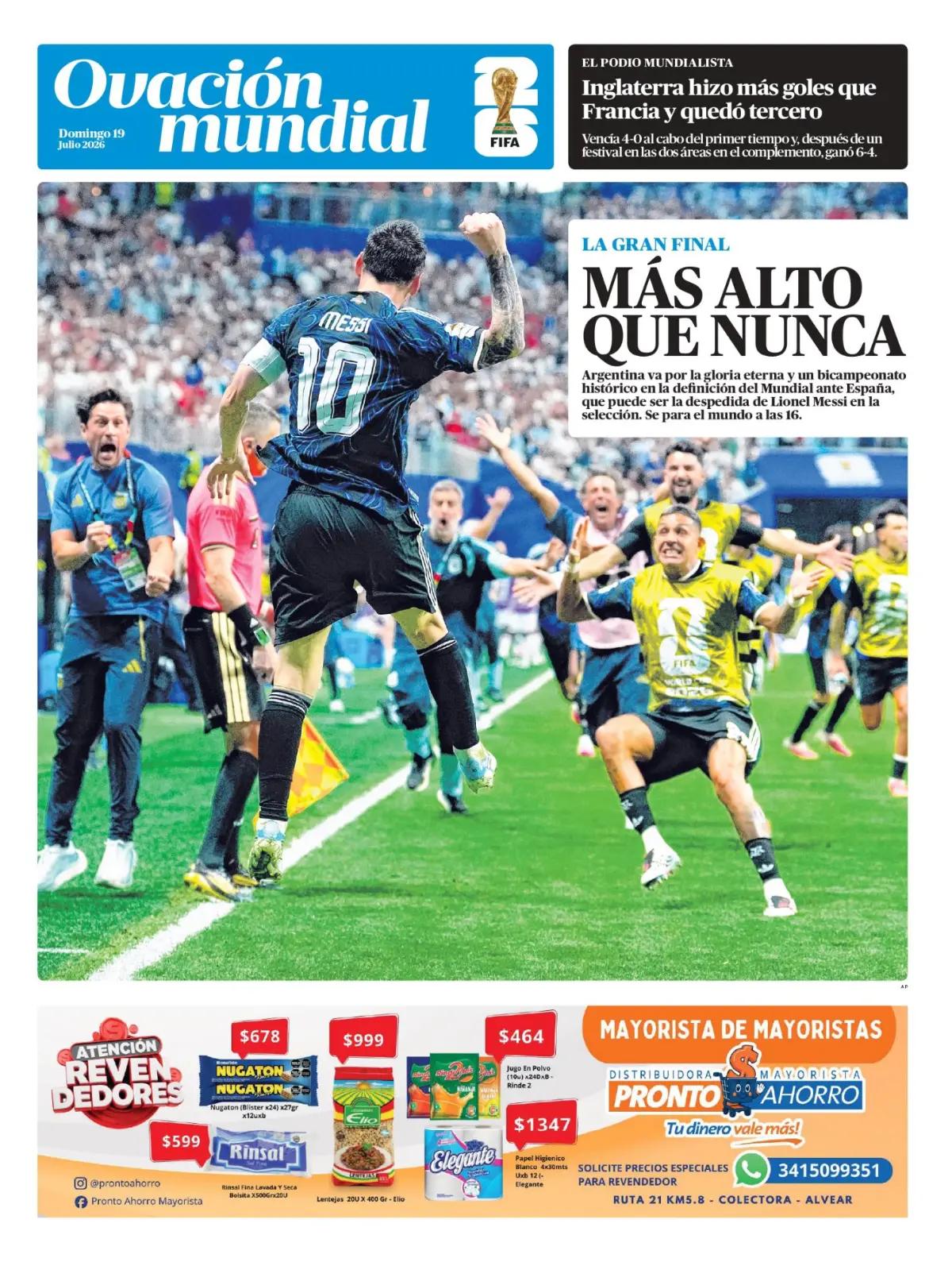 Lo que dicen los medios previo a la final del Mundial 2026 entre España y Argentina