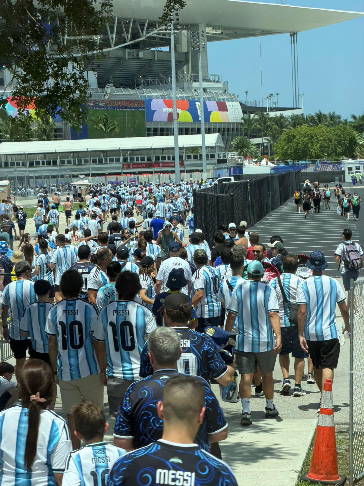 Miami se pinta de albiceleste para partido de la campeona Argentina ante Cabo Verde