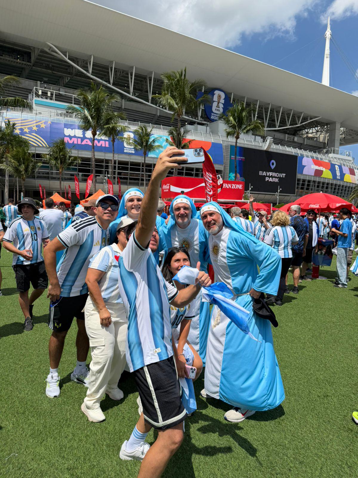 Miami se pinta de albiceleste para partido de la campeona Argentina ante Cabo Verde