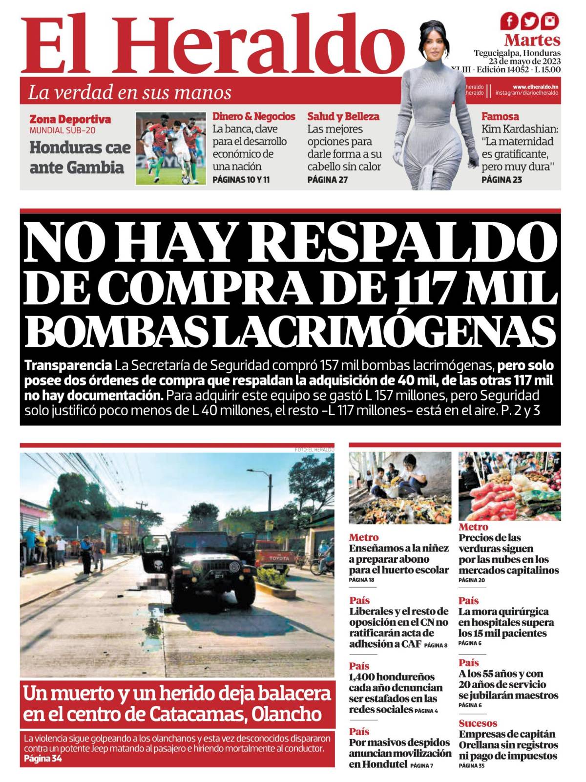 No hay respaldo de compra de 117 mil bombas lacrimógenas