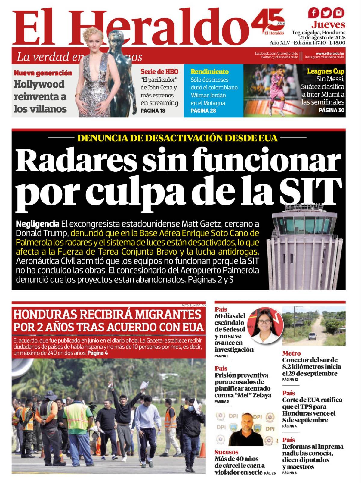 Radares sin funcionar por culpa de la SIT