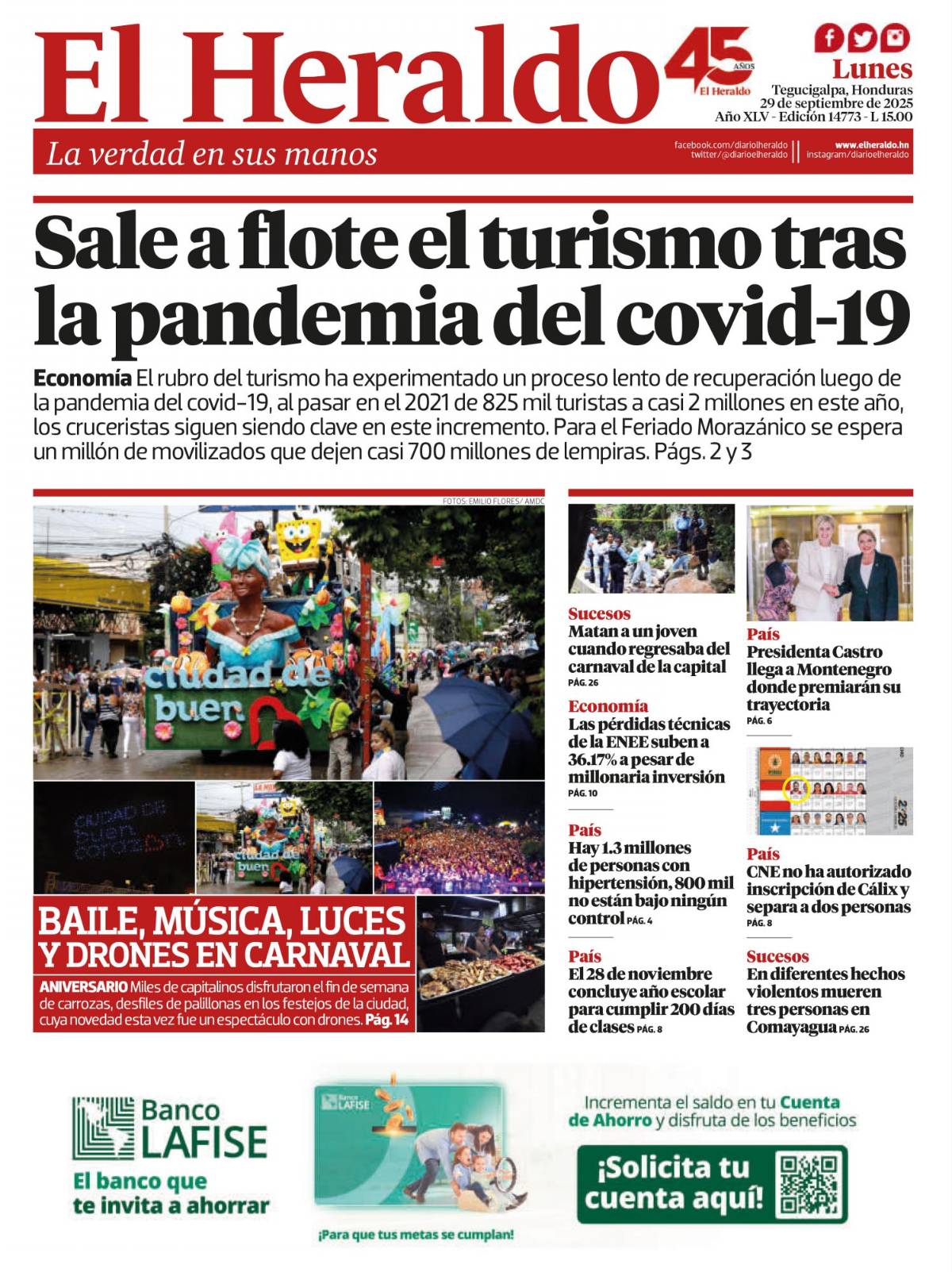 Sale a flote el turismo tras la pandemia del covid-19