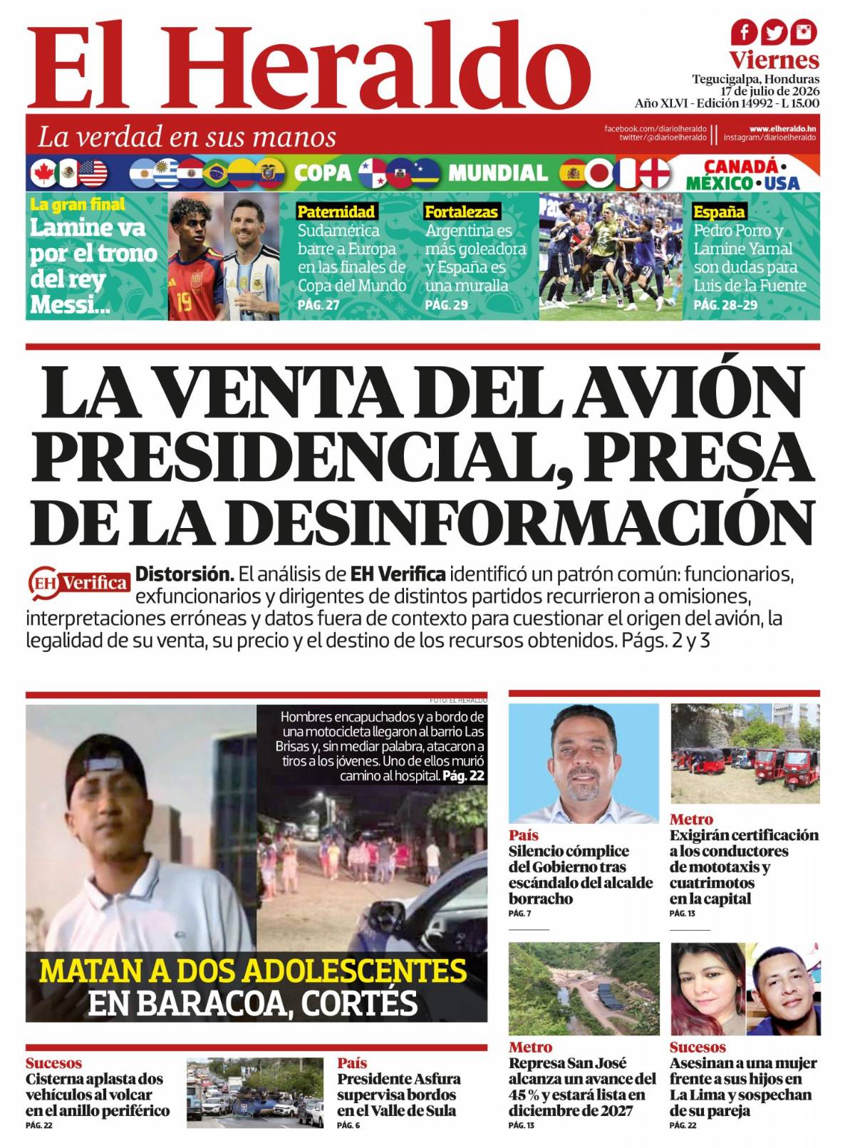 La venta del avión presidencial, presa de la desinformación