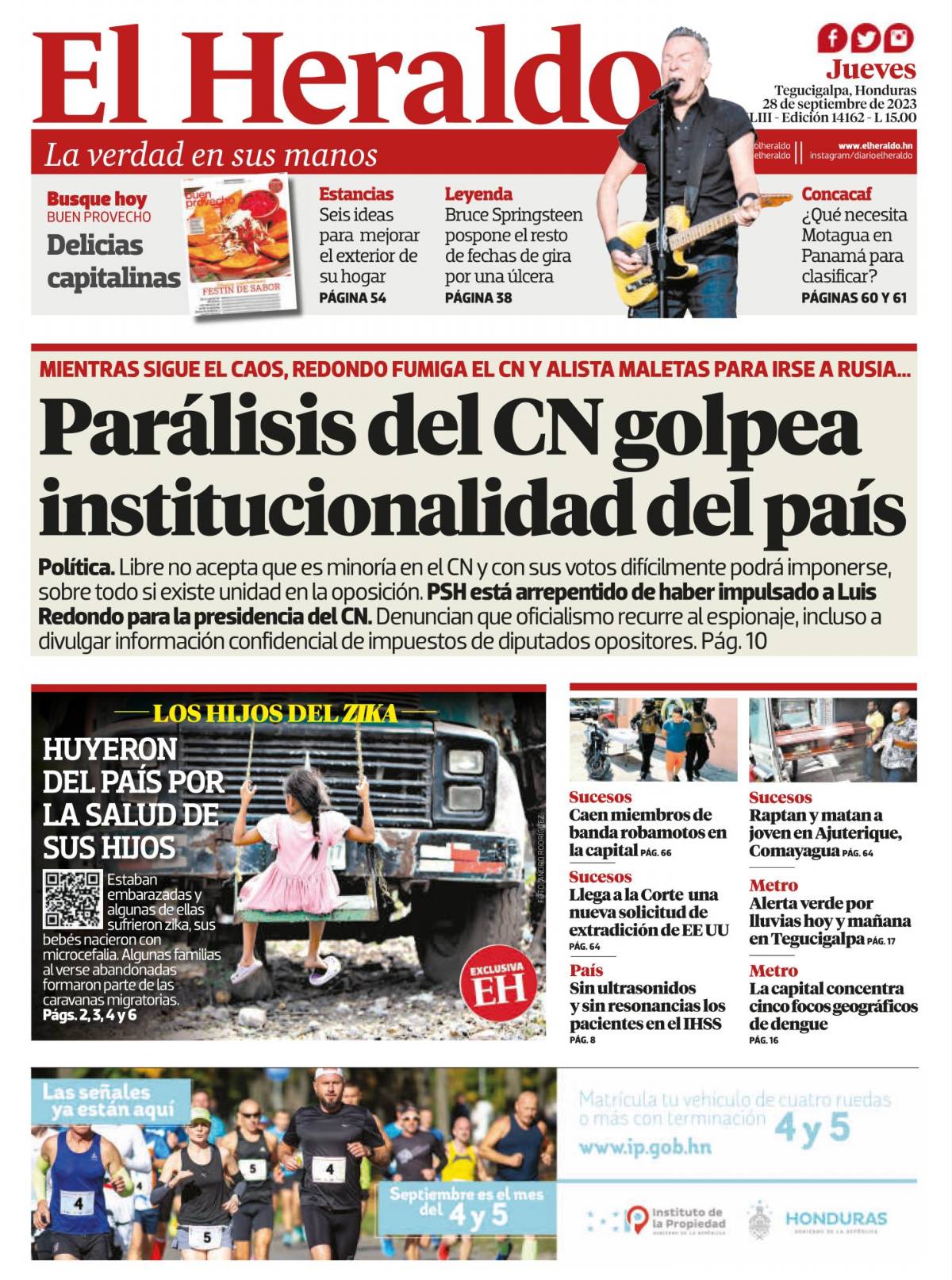 Parálisis del CN golpea institucionalidad del país