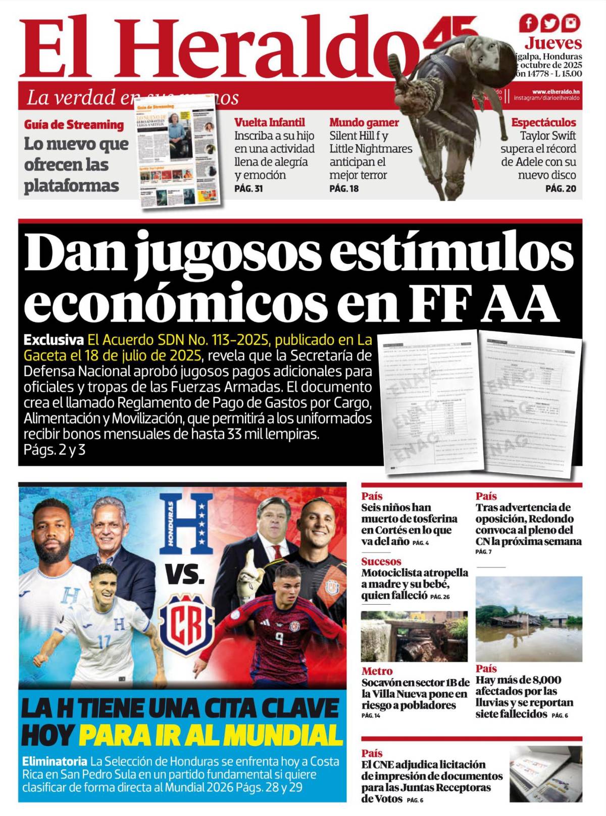 Dan jugosos estímulos económicos en FF AA