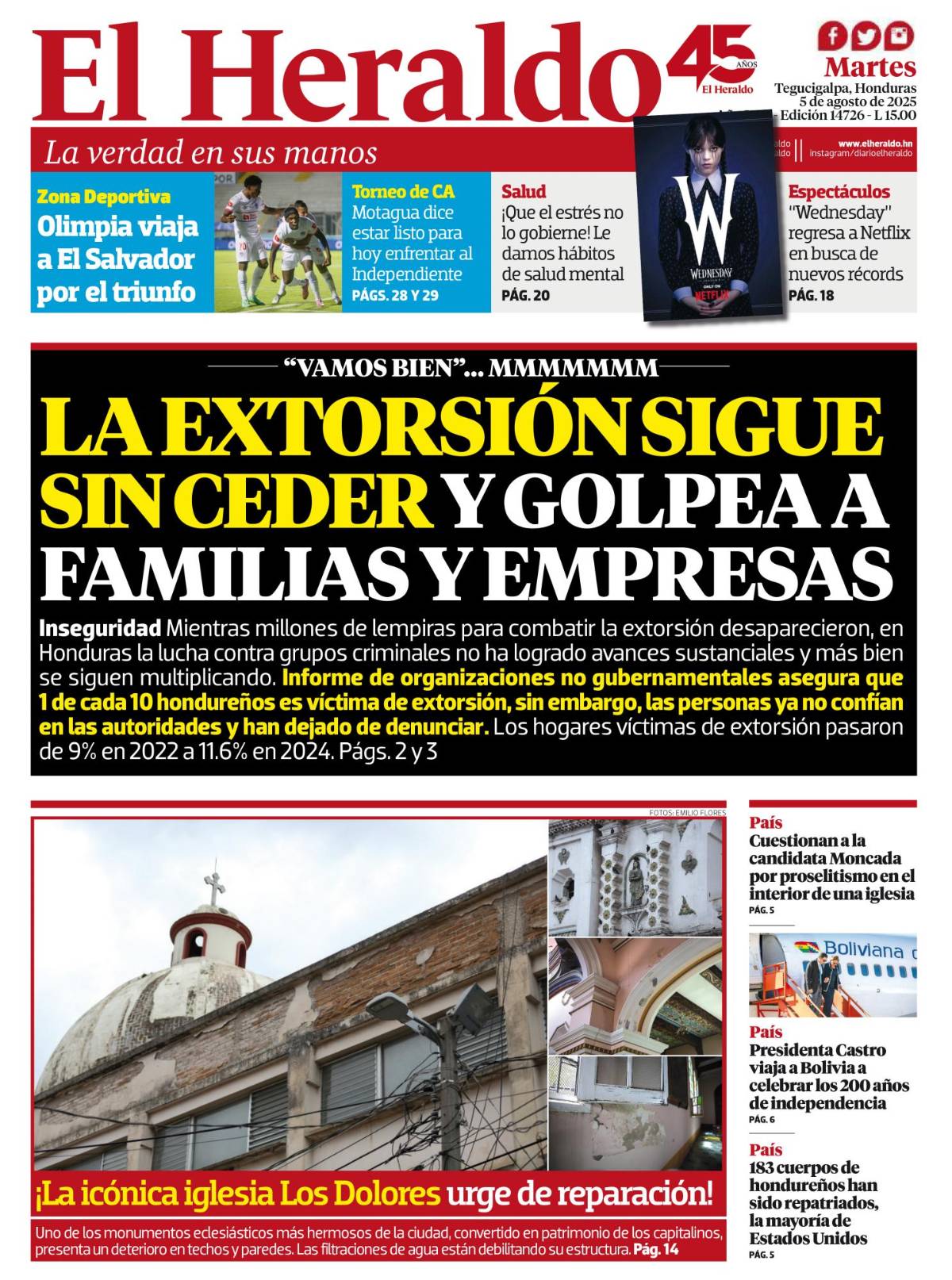 La extorsión sigue sin ceder y golpea a familias y empresas