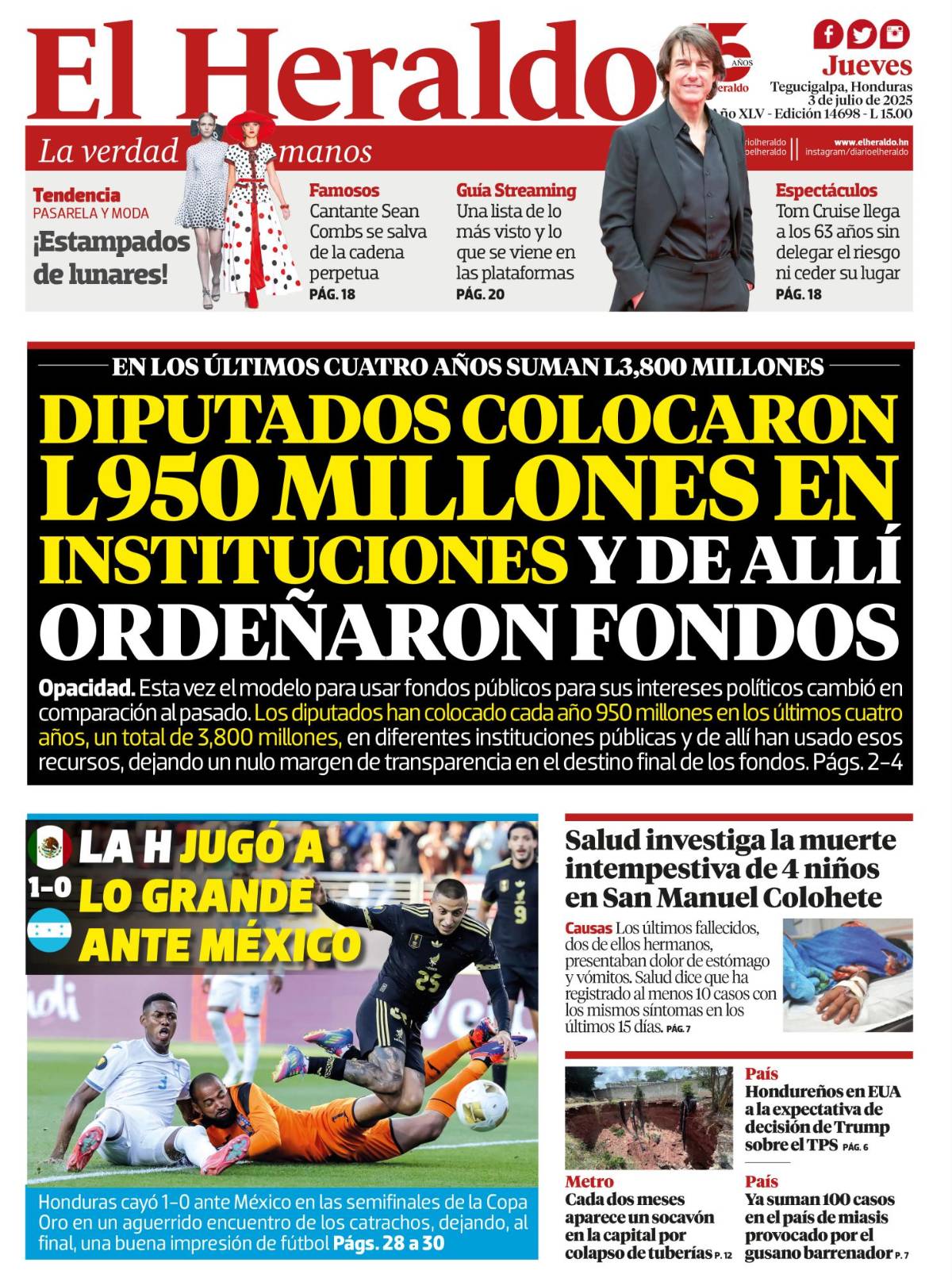 Diputados colocaron L950 millones en instituciones y de allí ordeñaron fondos