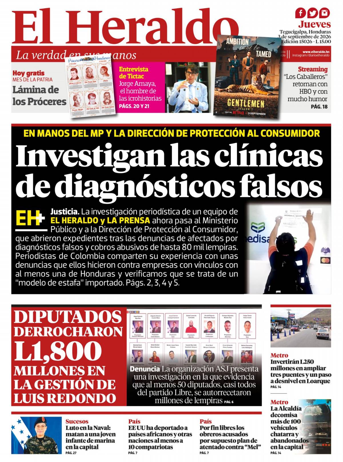 Investigan las clínicas de diagnósticos falsos