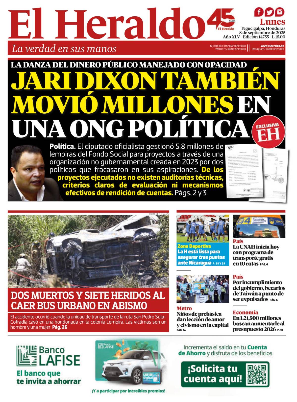 Jari Dixon también movió millones en una ONG política