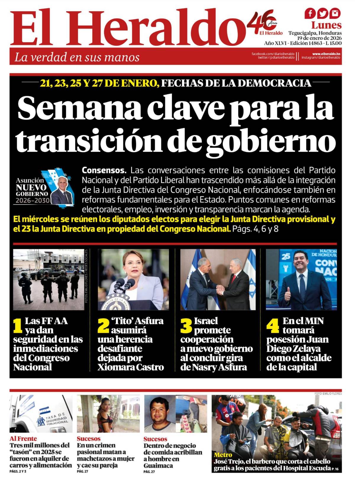 Semana clave para la transición de gobierno