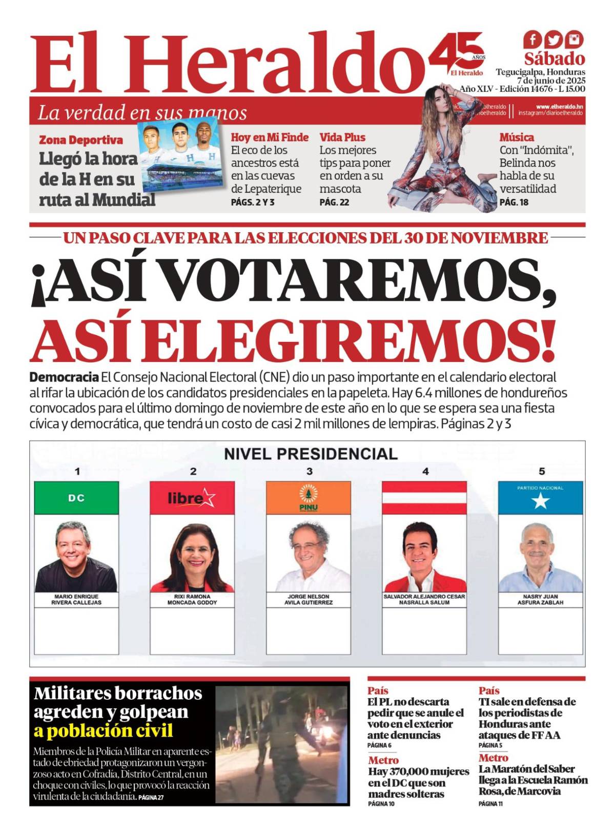 ¡Así votaremos, así eligiremos!