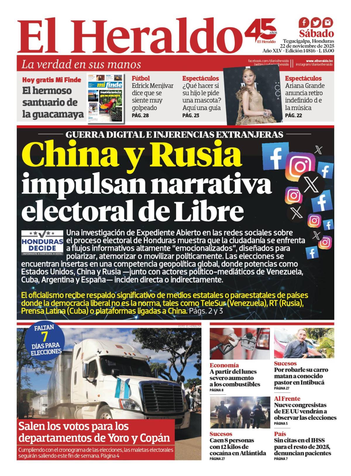 China y Rusia impulsan narrativa electoral de Libre