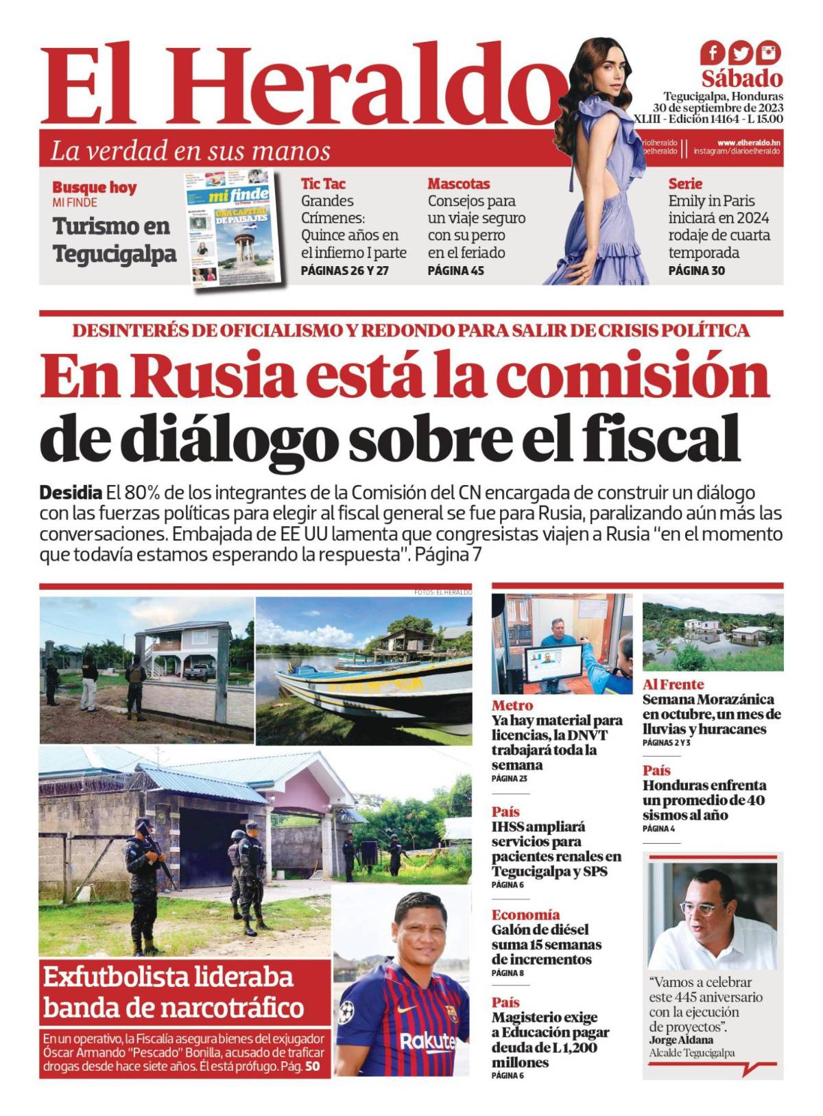 En Rusia está la comisión de diálogo sobre el fiscal