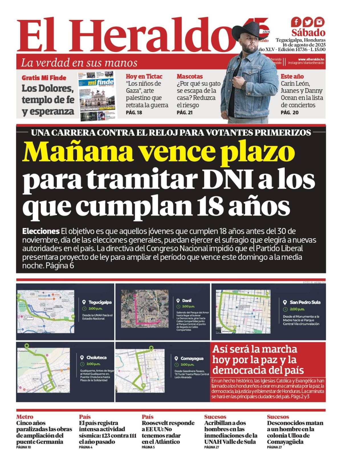 Mañana vence plazo para tramitar DNI a los que cumplan 18 años