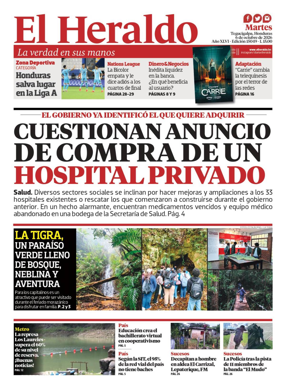 Cuestionan anuncio de compra de un hospital privado