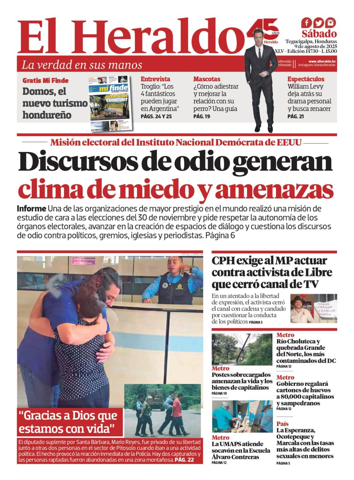 Discurso de odio generan clima de miedo y amenazas