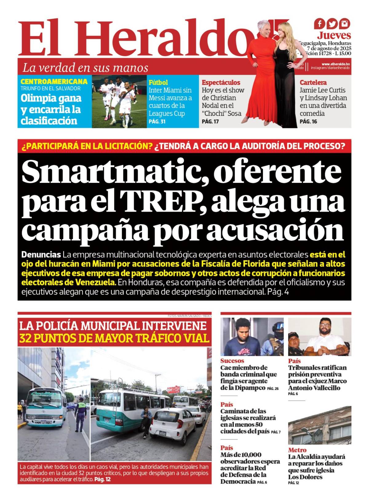 Smartmatic, oferente para el TREP, alega una campaña por acusación