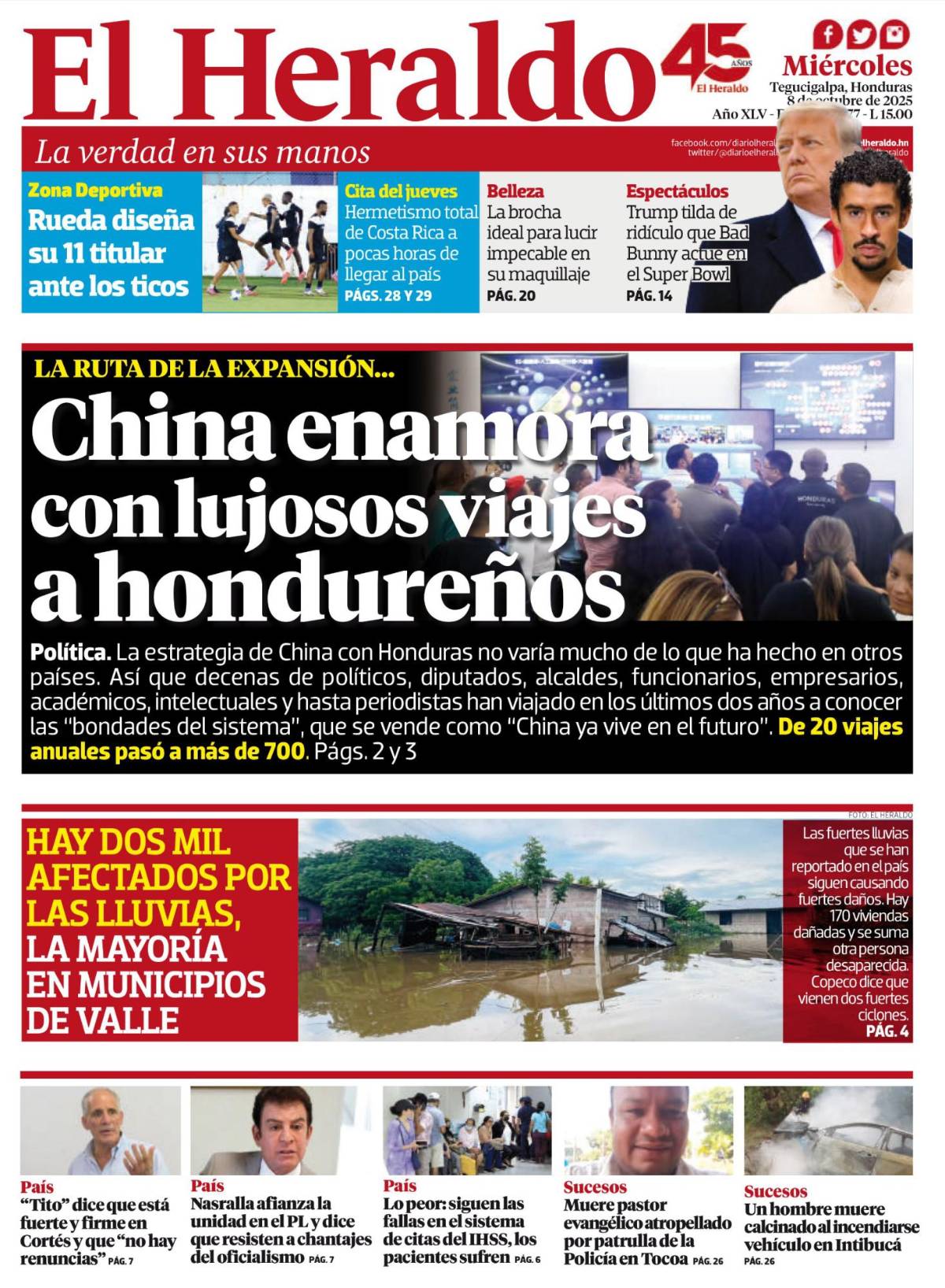 China enamora con lujosos viajes a hondureños