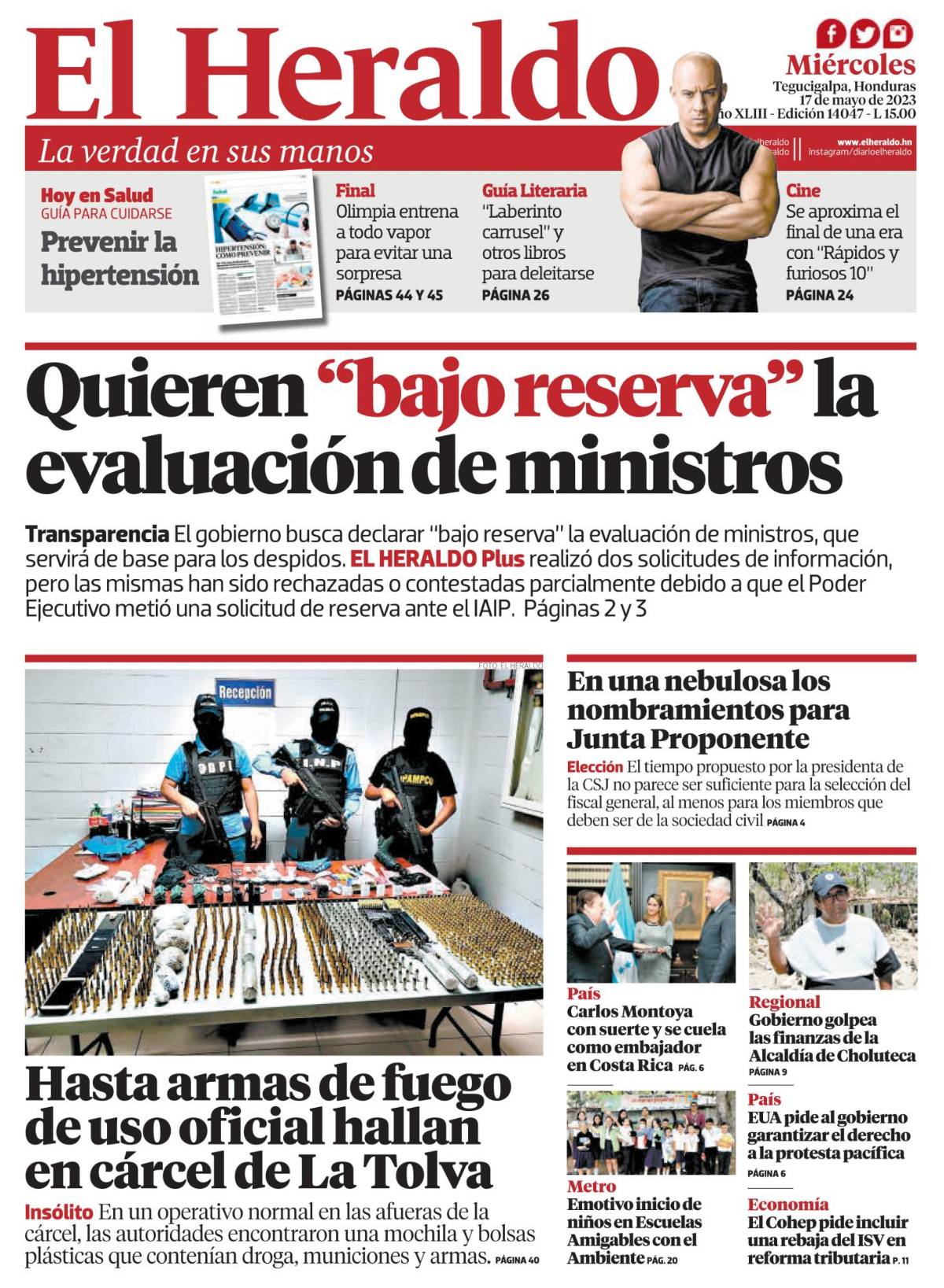 Quieren “bajo reserva” la evaluación de ministros