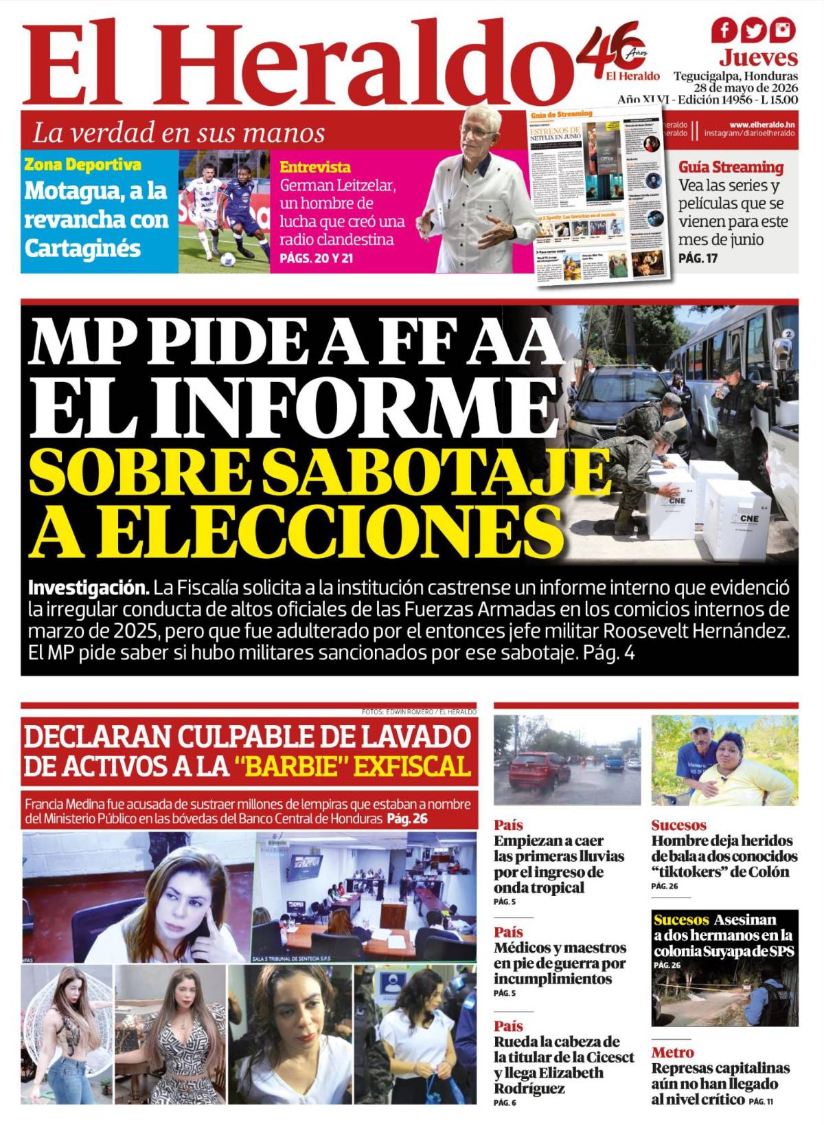 MP pide a FF AA el informe sobre sabotaje a elecciones