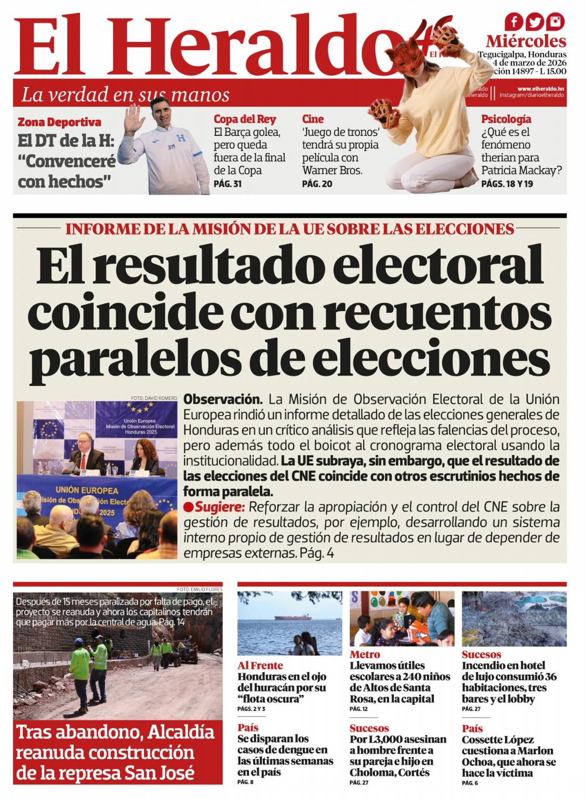 El resultado electoral coincide con recuentos paralelos de elecciones