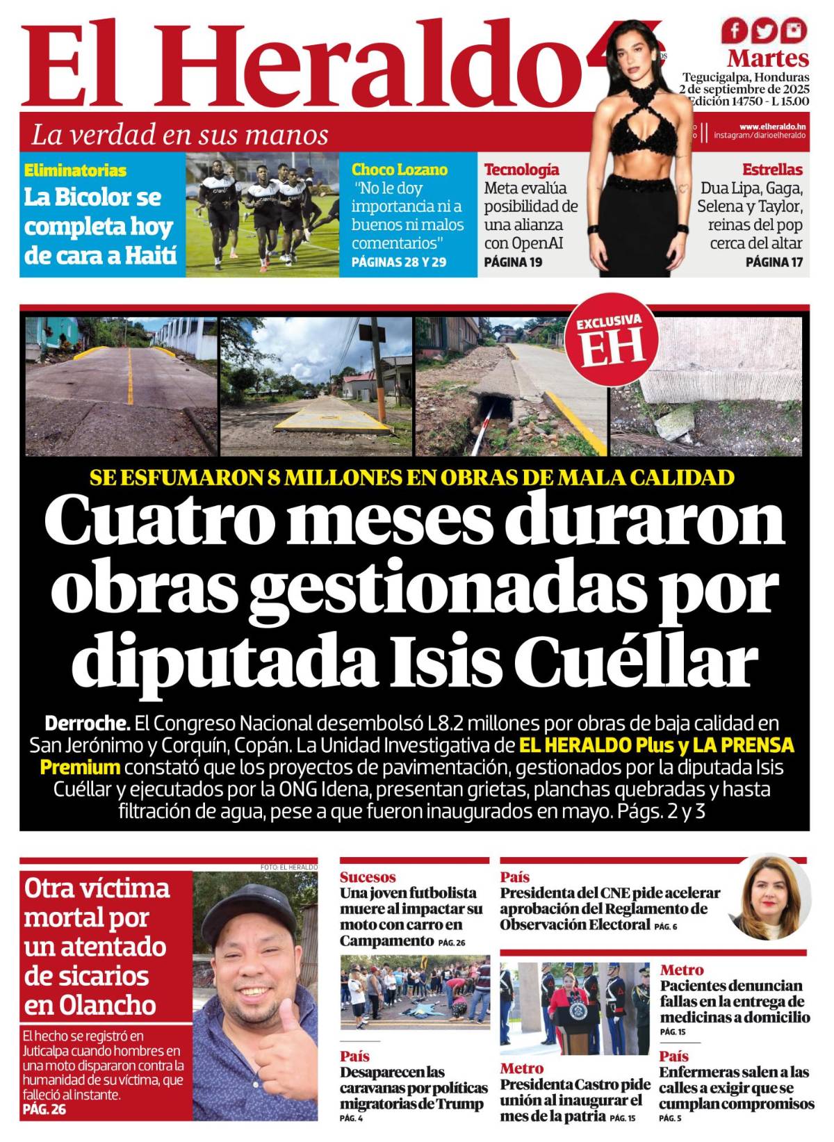 Cuatro meses duraron obras gestionadas por diputada Isis Cuéllar