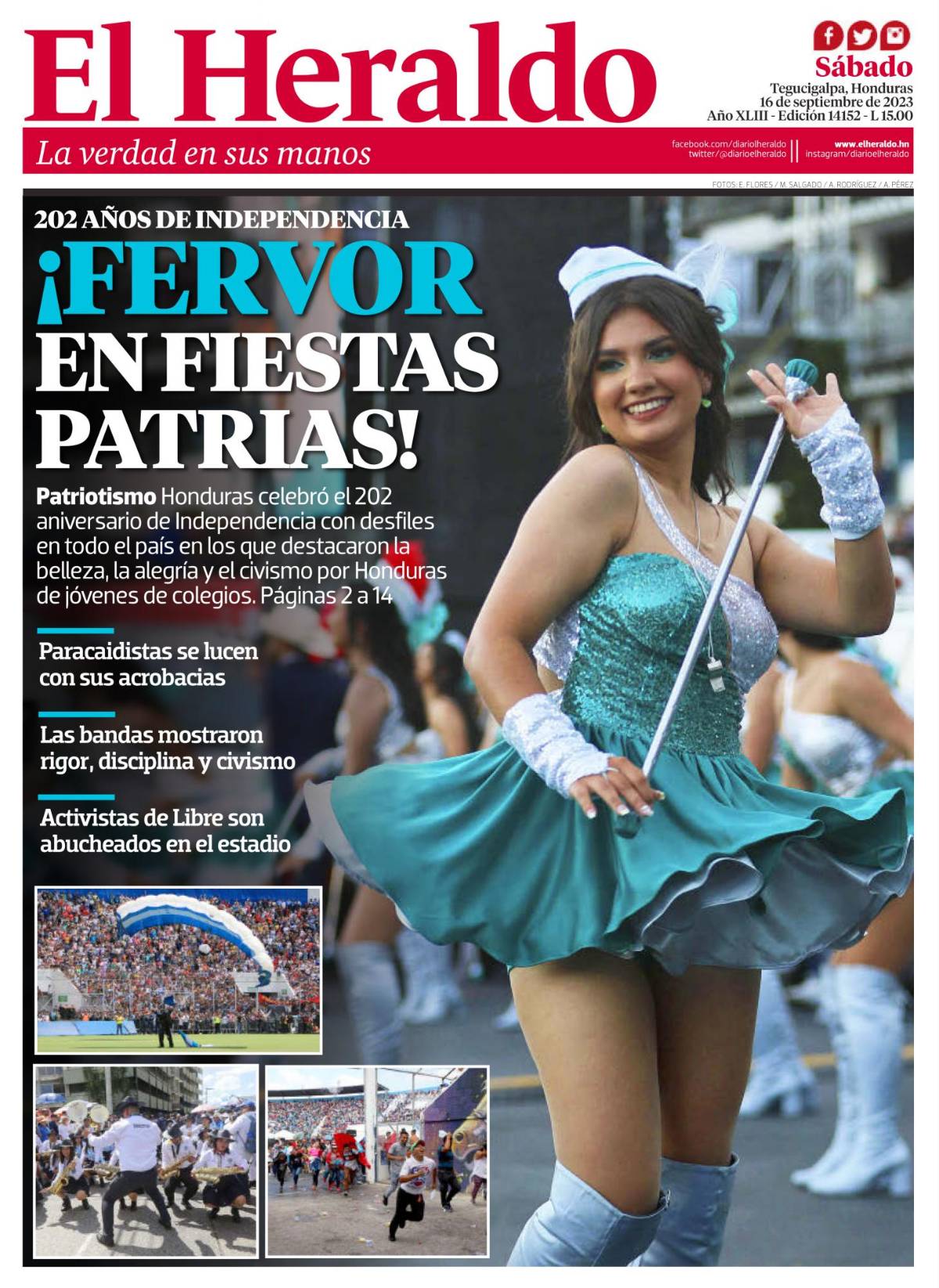 ¡Fervor en fiestas patrias!
