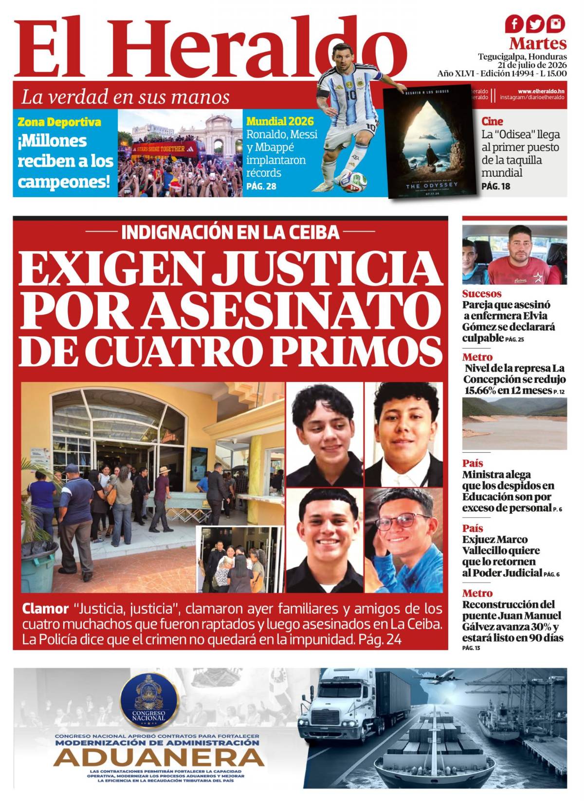 Exigen justicia por asesinato de cuatro primos