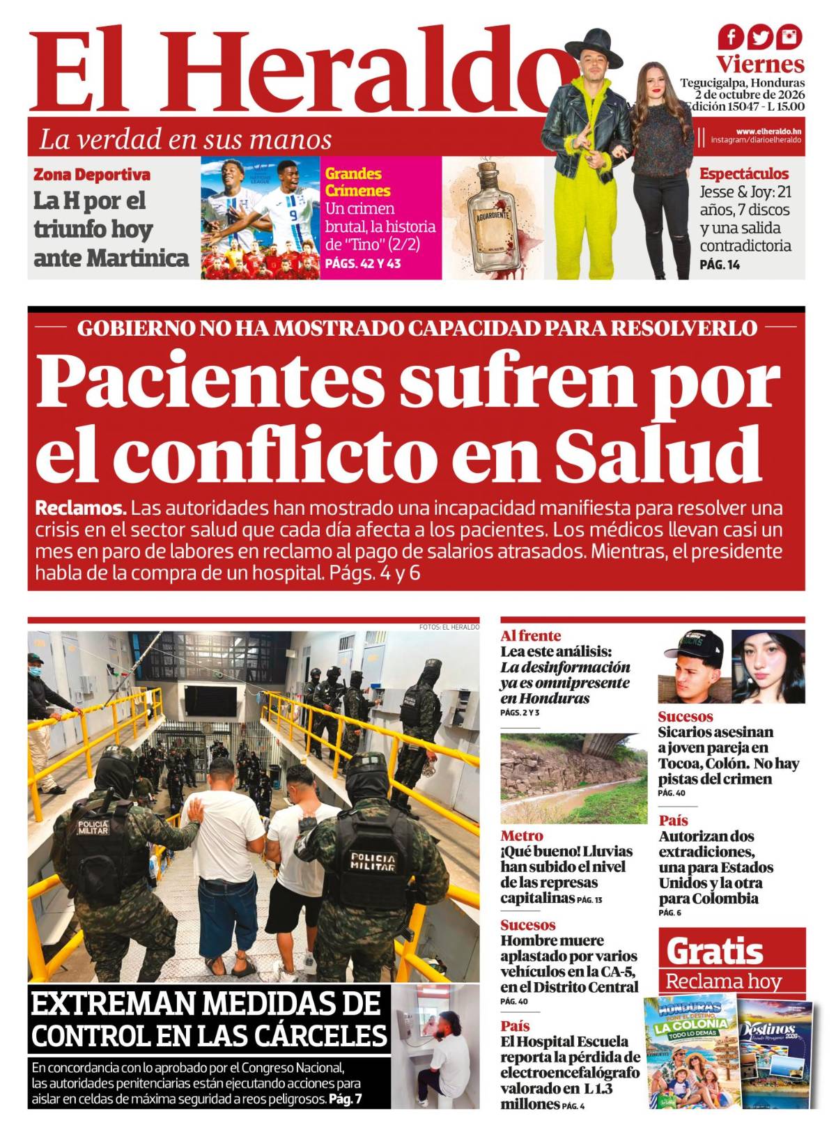 Pacientes sufren por el conflicto en Salud