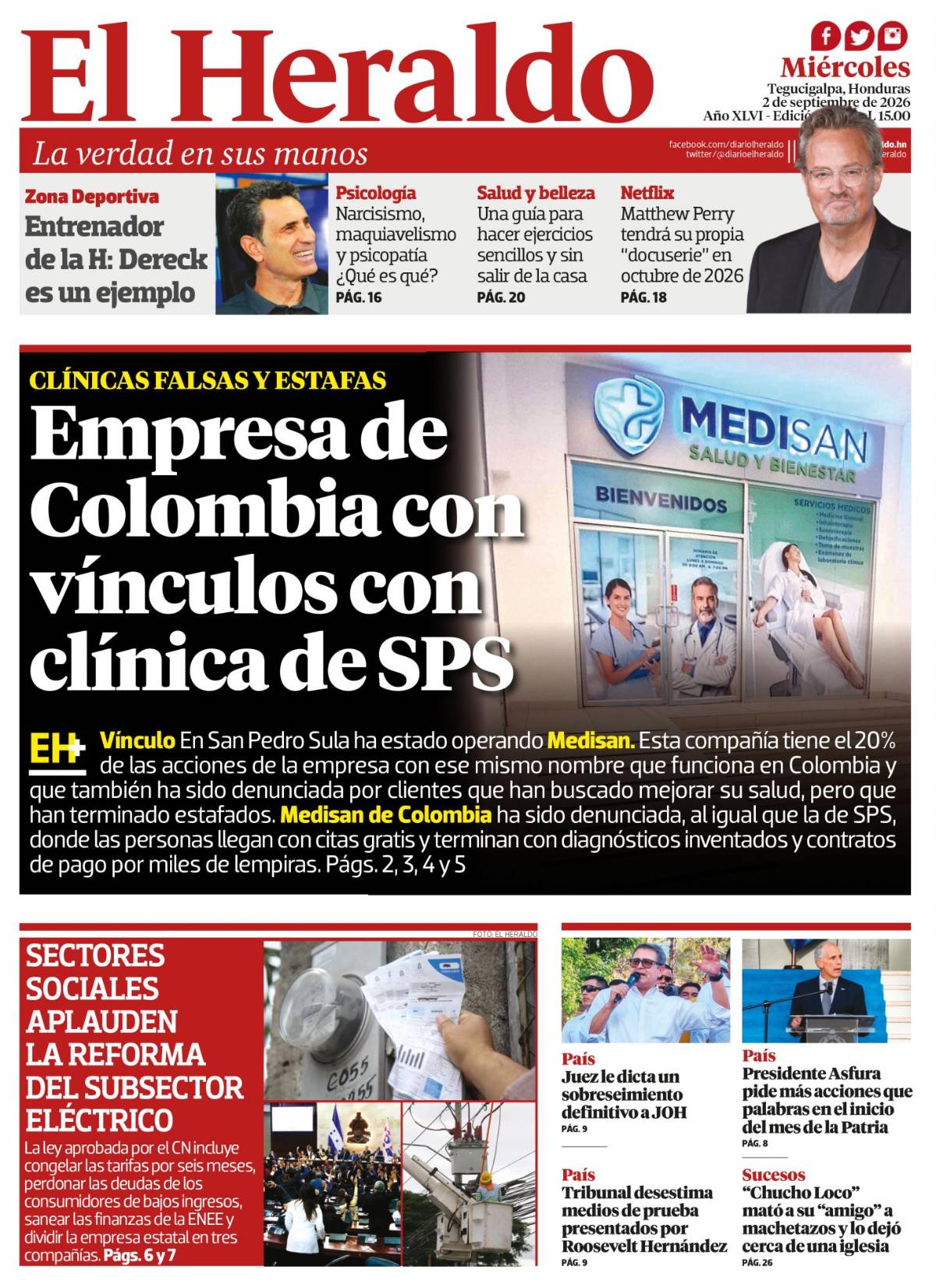 Empresa de Colombia con vínculos con clínica de SPS