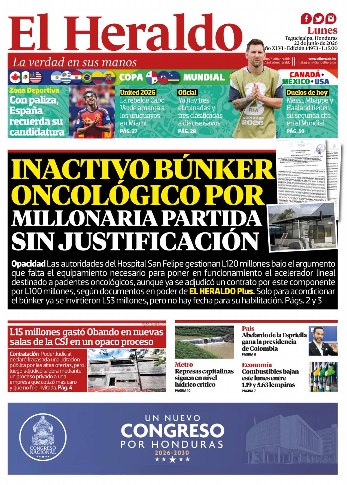 Inactivo búnker oncológico por millonaria partida sin justificación