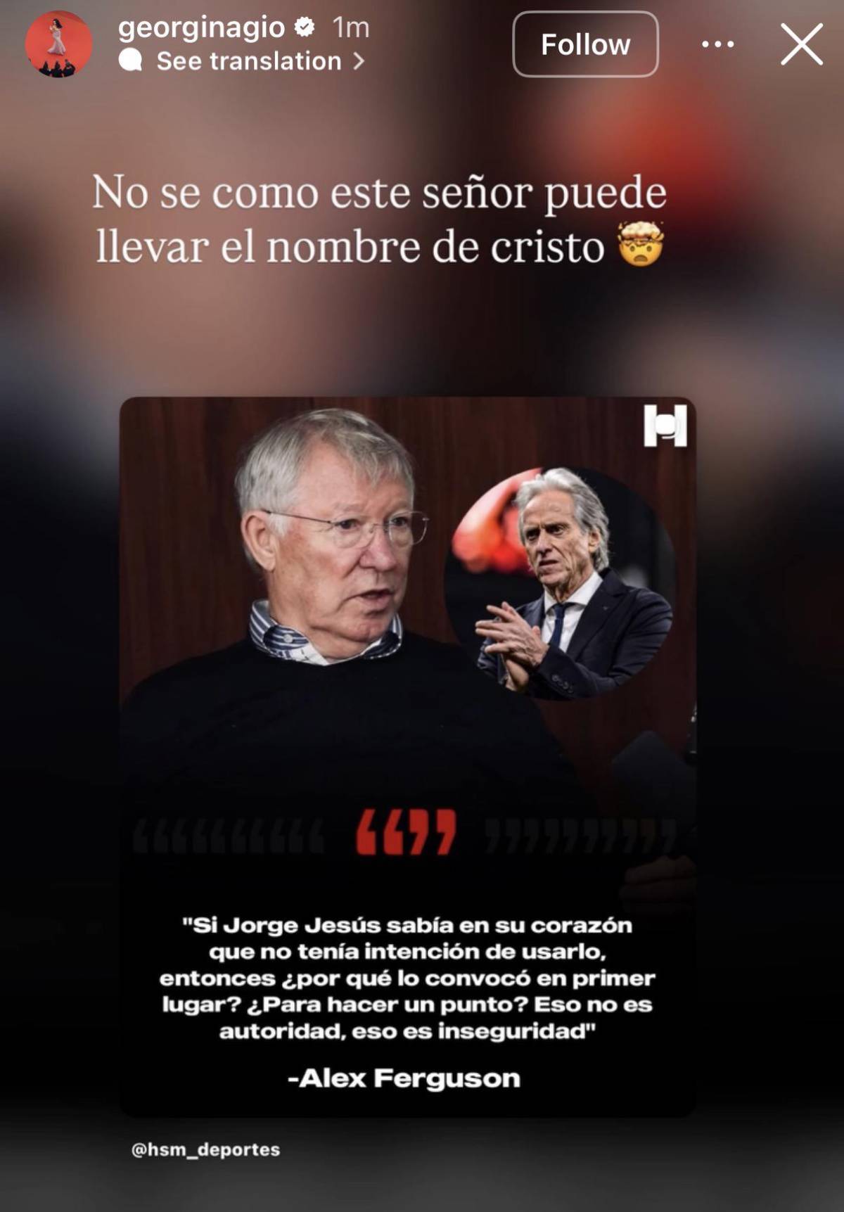 Georgina Rodríguez enfurece y deja mensaje tras humillación a Cristiano Ronaldo en Portugal