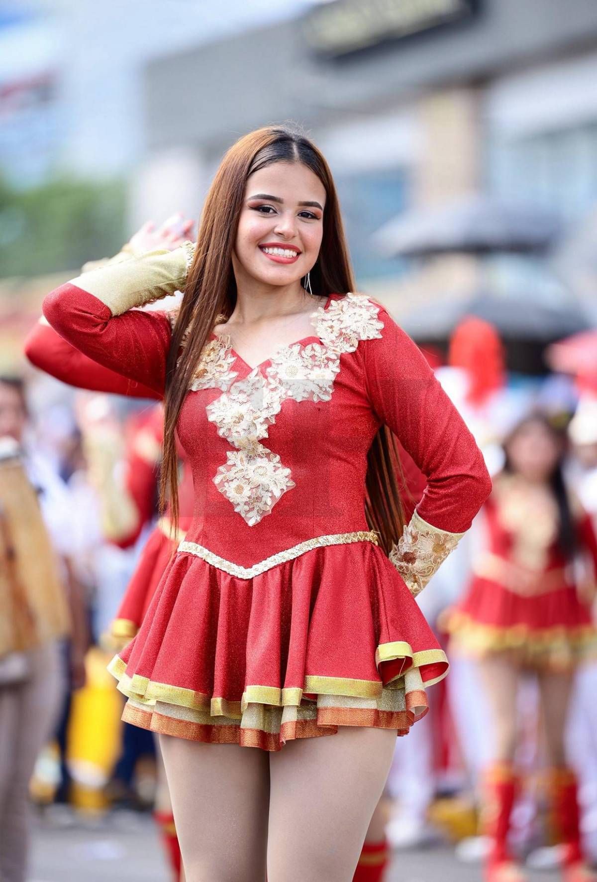 Abigaíl Ortega, del Liceo Morazánico, una de las palillonas que más impactó en SPS