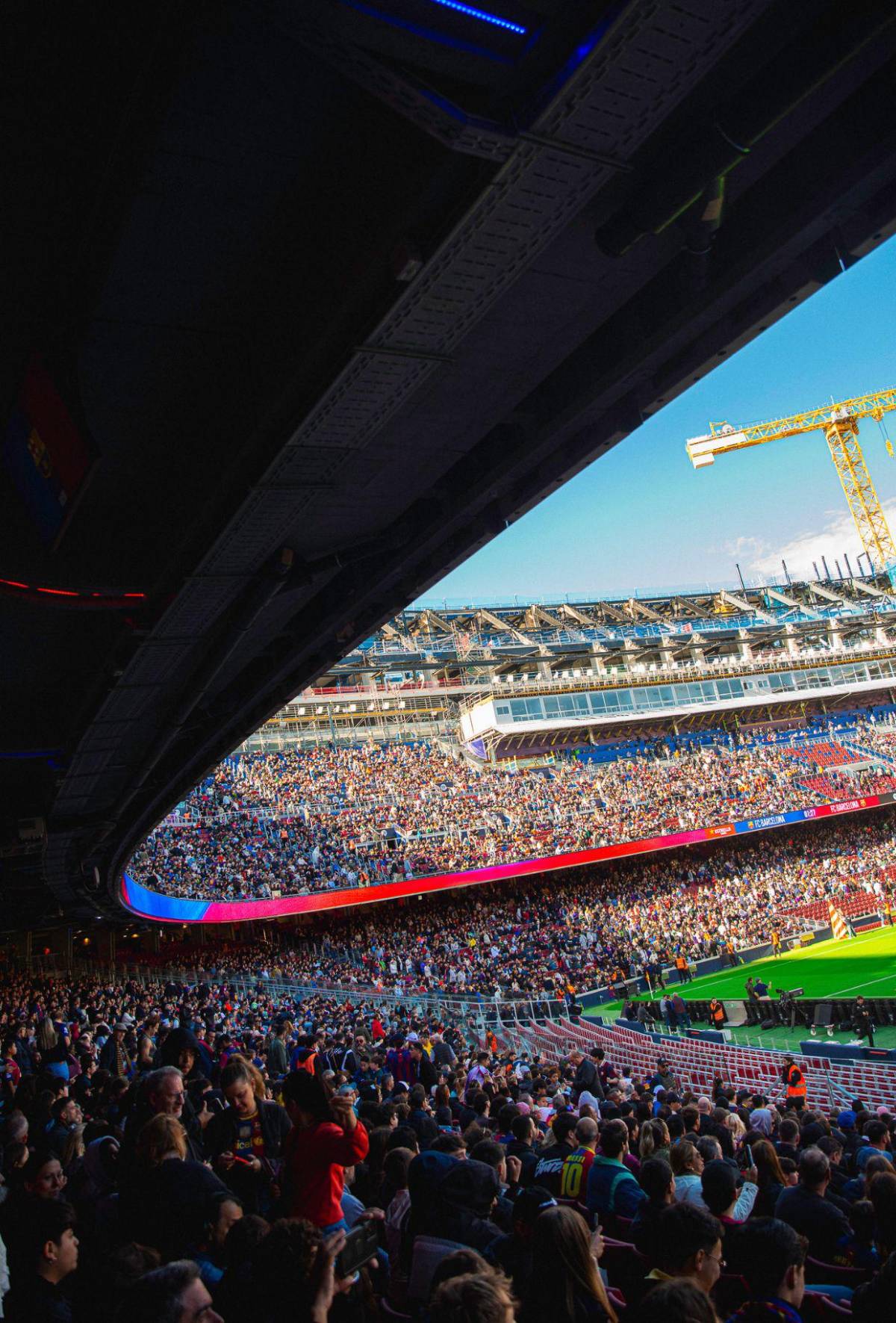 ¡Una belleza! Así está quedando el estadio Camp Nou del Barcelona con su remodelación