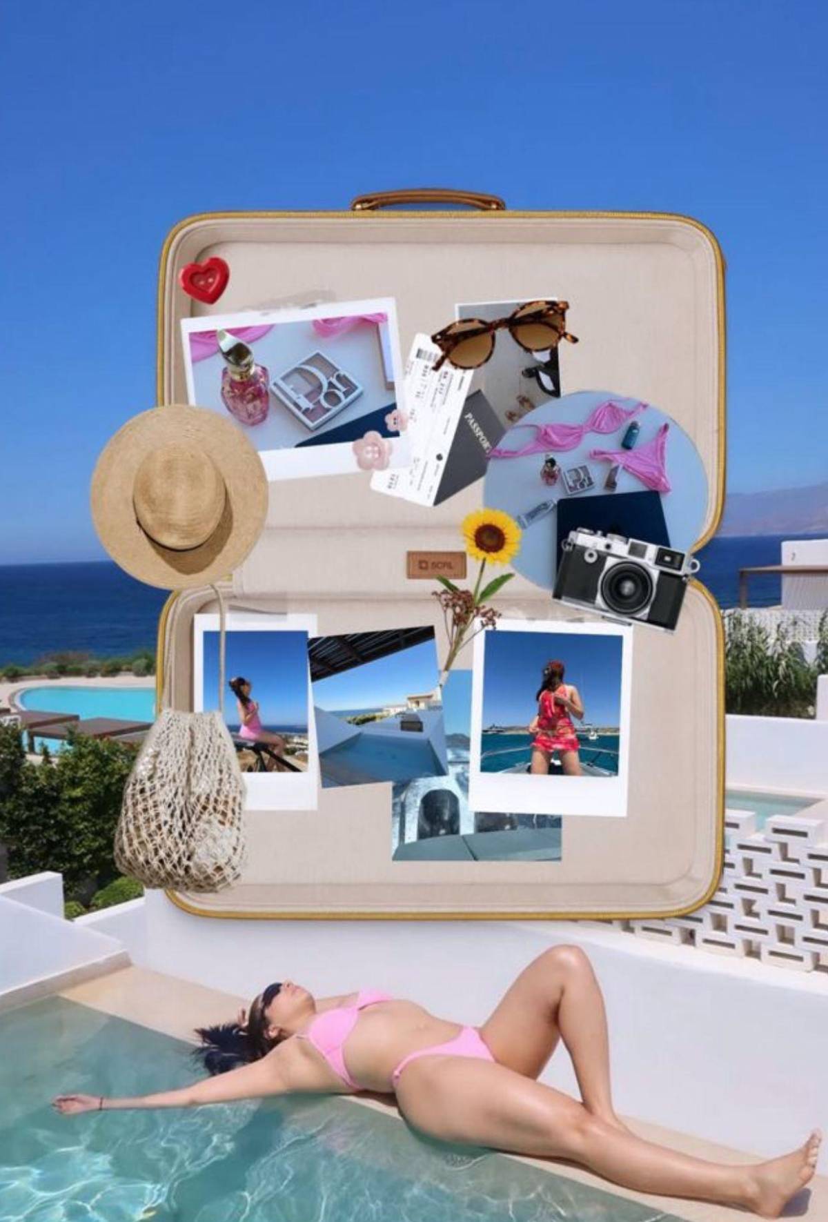Así son las paradisíacas vacaciones de Luis Palma y su bella esposa en Grecia