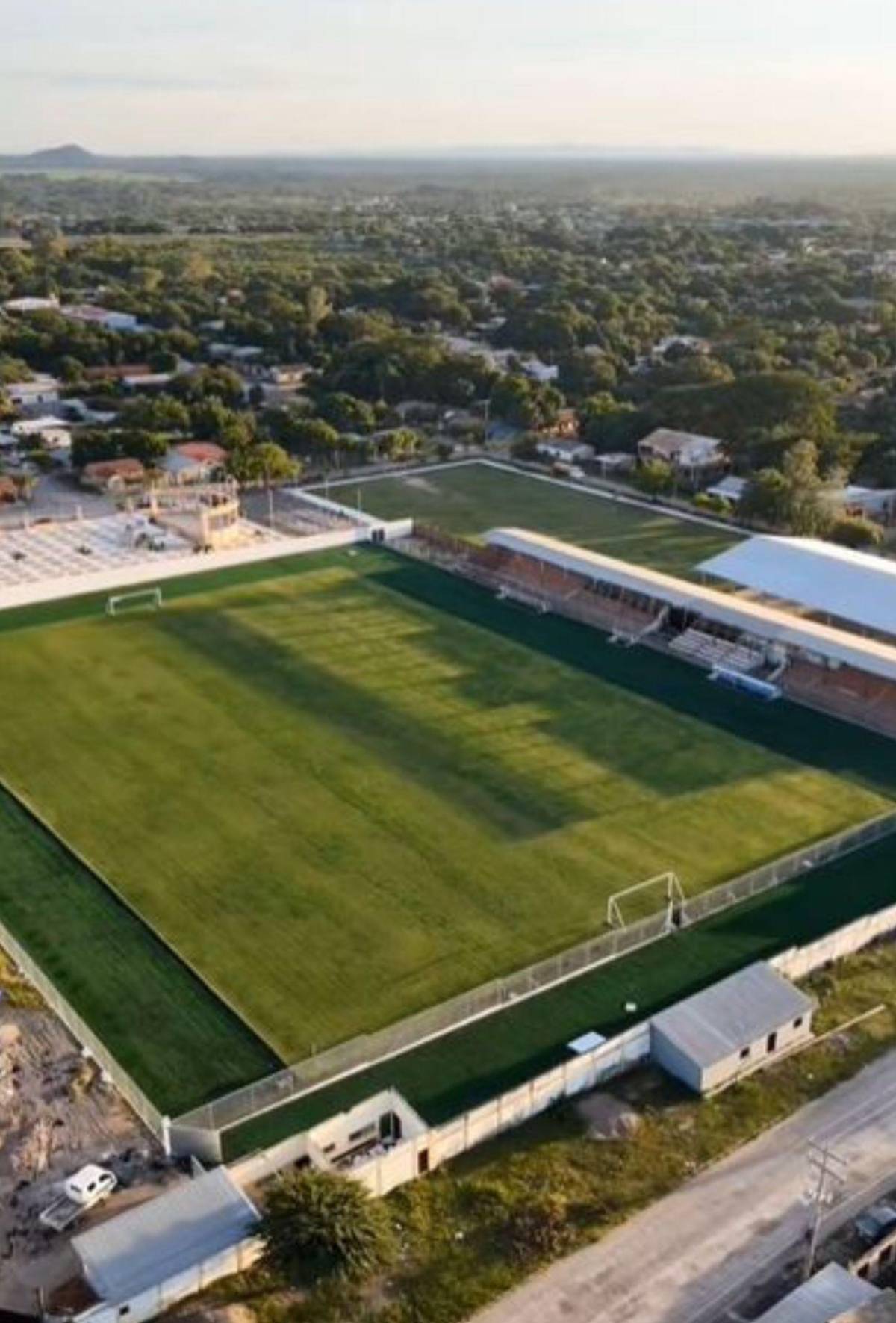 Así está quedando el estadio Fausto Flores Lagos de Choluteca con su remodelación
