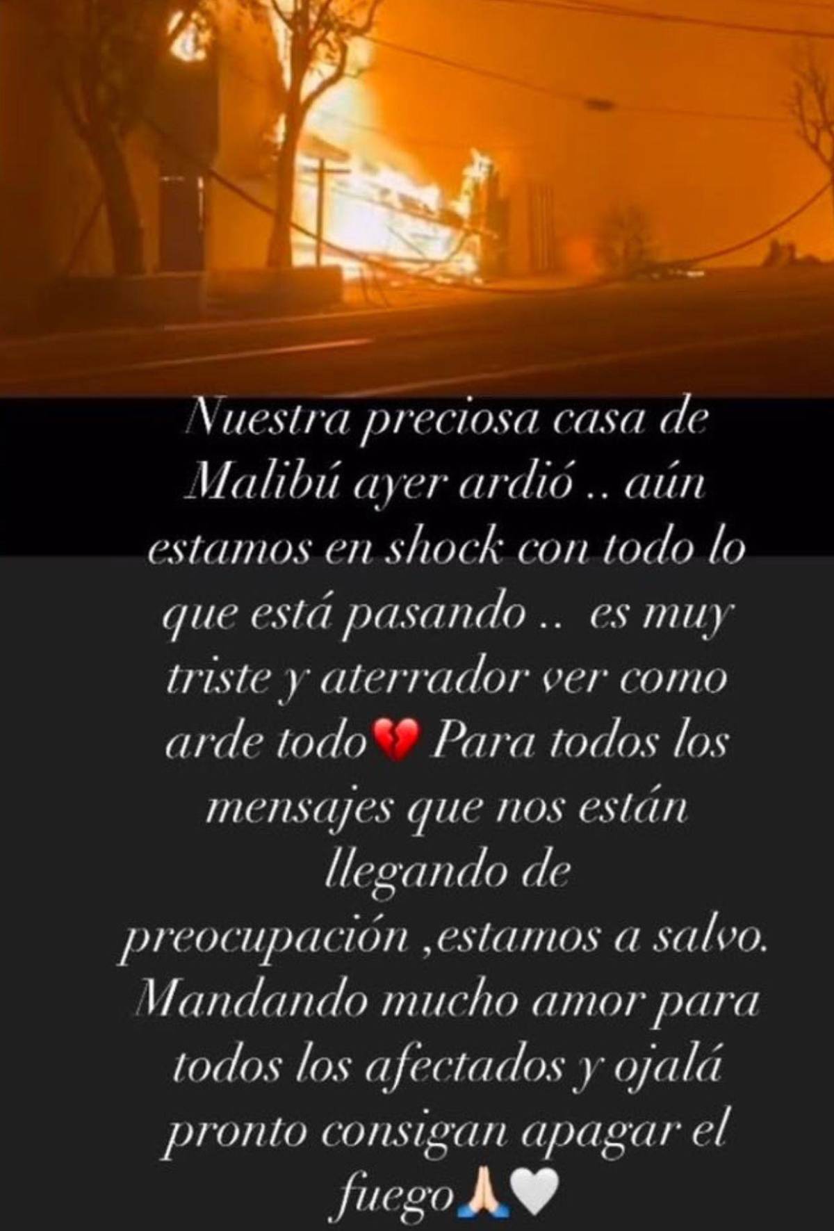 Así quedó la casa de Carlos Vela en Los Ángeles tras los incendios