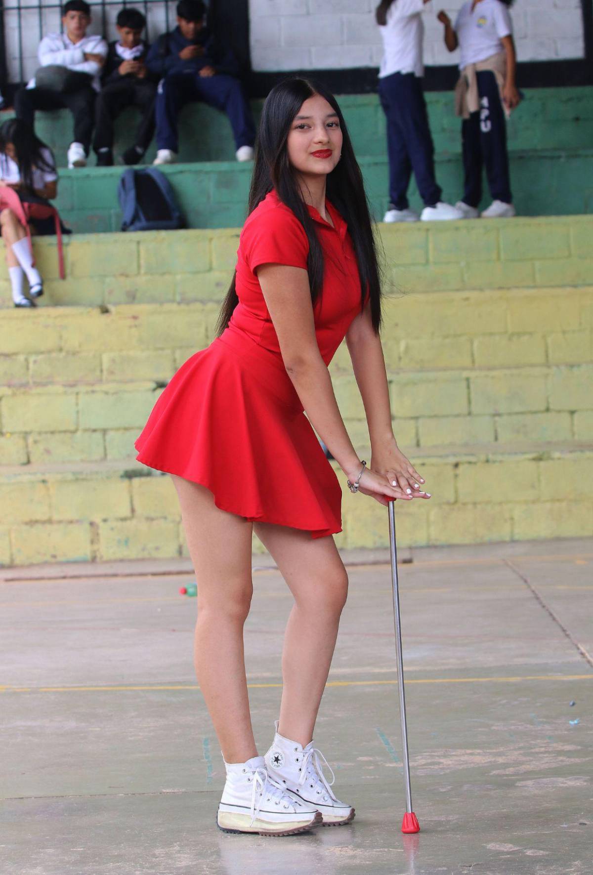 Más que un debut: Palillonas del Instituto Héctor Pineda Ugarte listas para deslumbrar en los desfiles