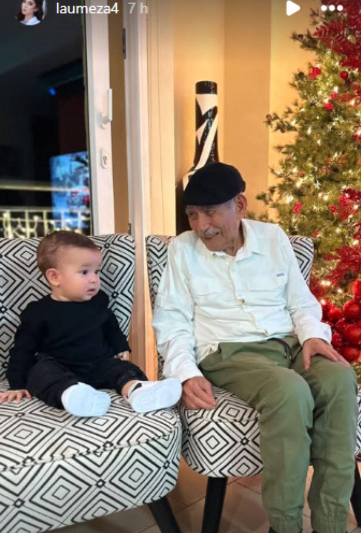 Laura Meza lamenta la muerte de su abuelo, el periodista Leónidas Meza Recarte