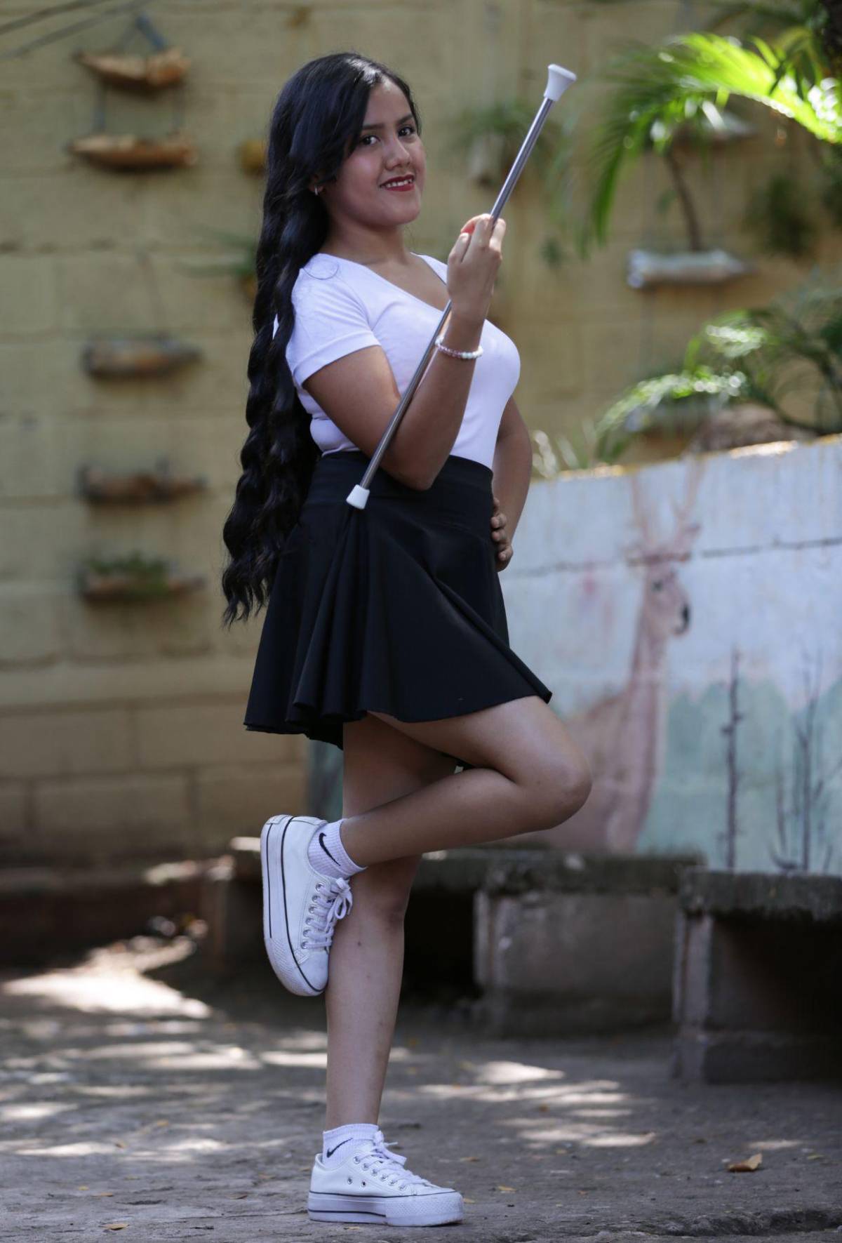 Ellas son las palillonas que representarán al Nimia Baquedano en los desfiles patrios