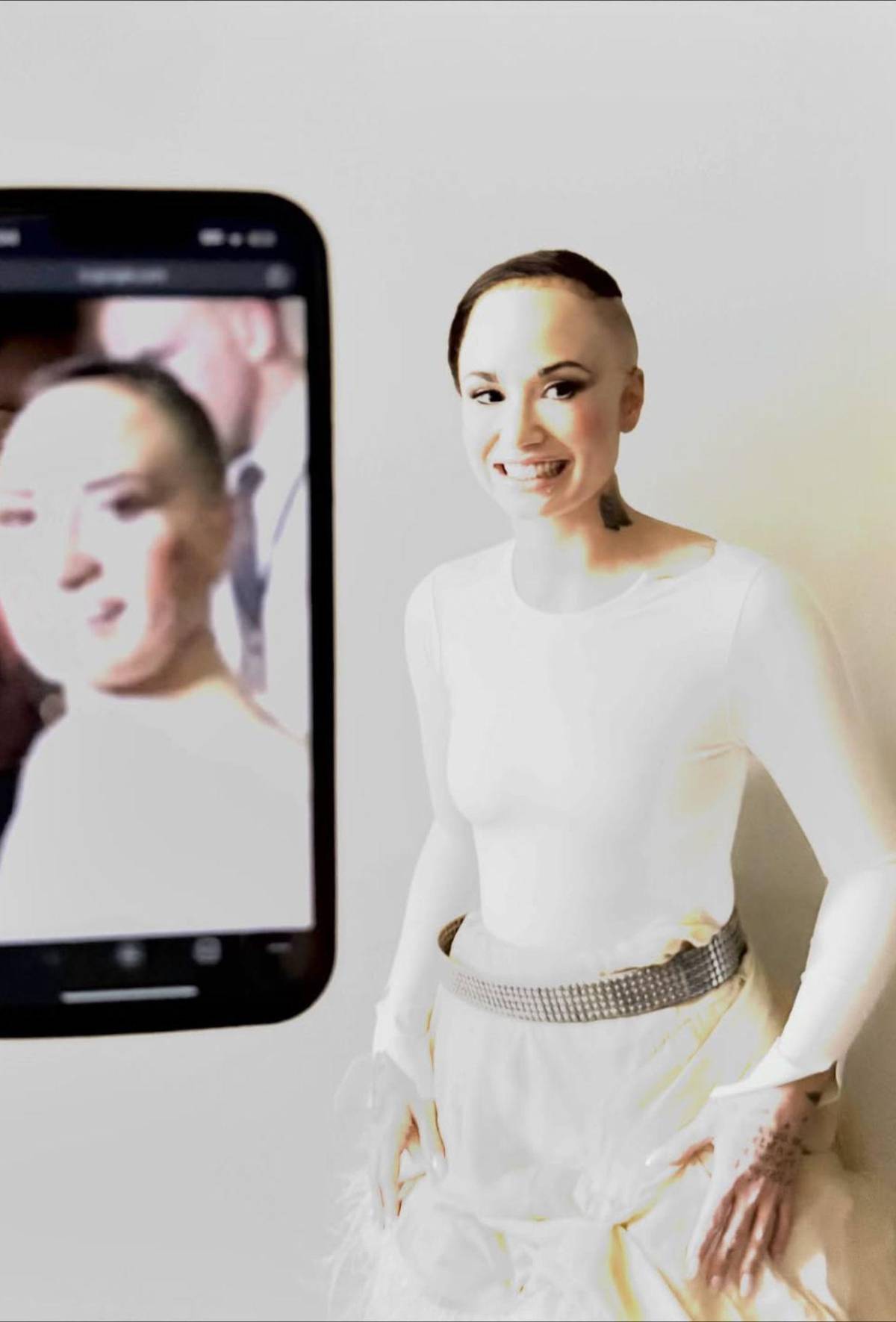 Demi Lovato se disfraza del meme que la volvió viral hace una década