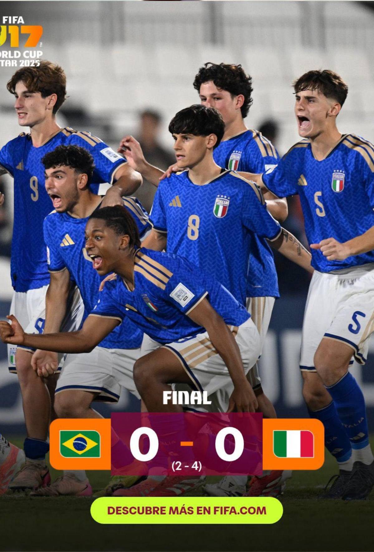 Mundial Sub17: Inédito campeón, goleada 16-0 y el penoso lugar de Honduras