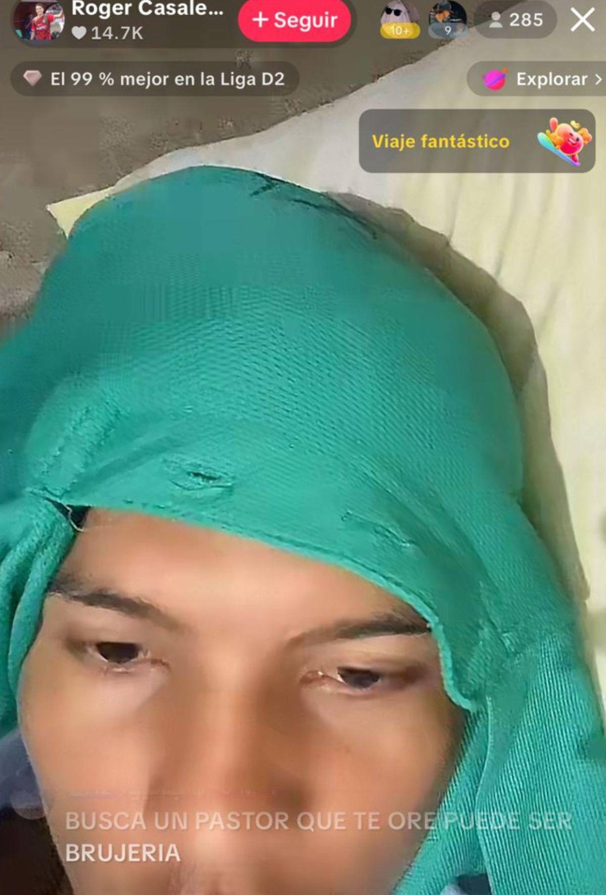 La triste realidad que vive el CR7 hondureño, Roger Casalegno: Dios me va a ayudar